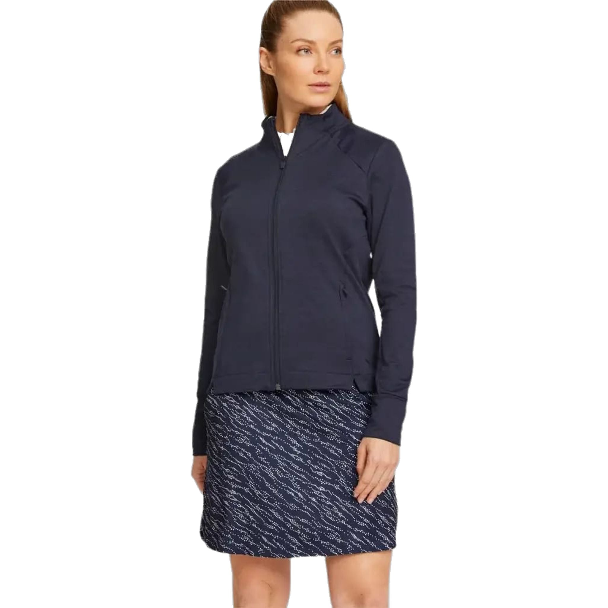 Giacca Puma Cloudspun Heather con zip intera da donna