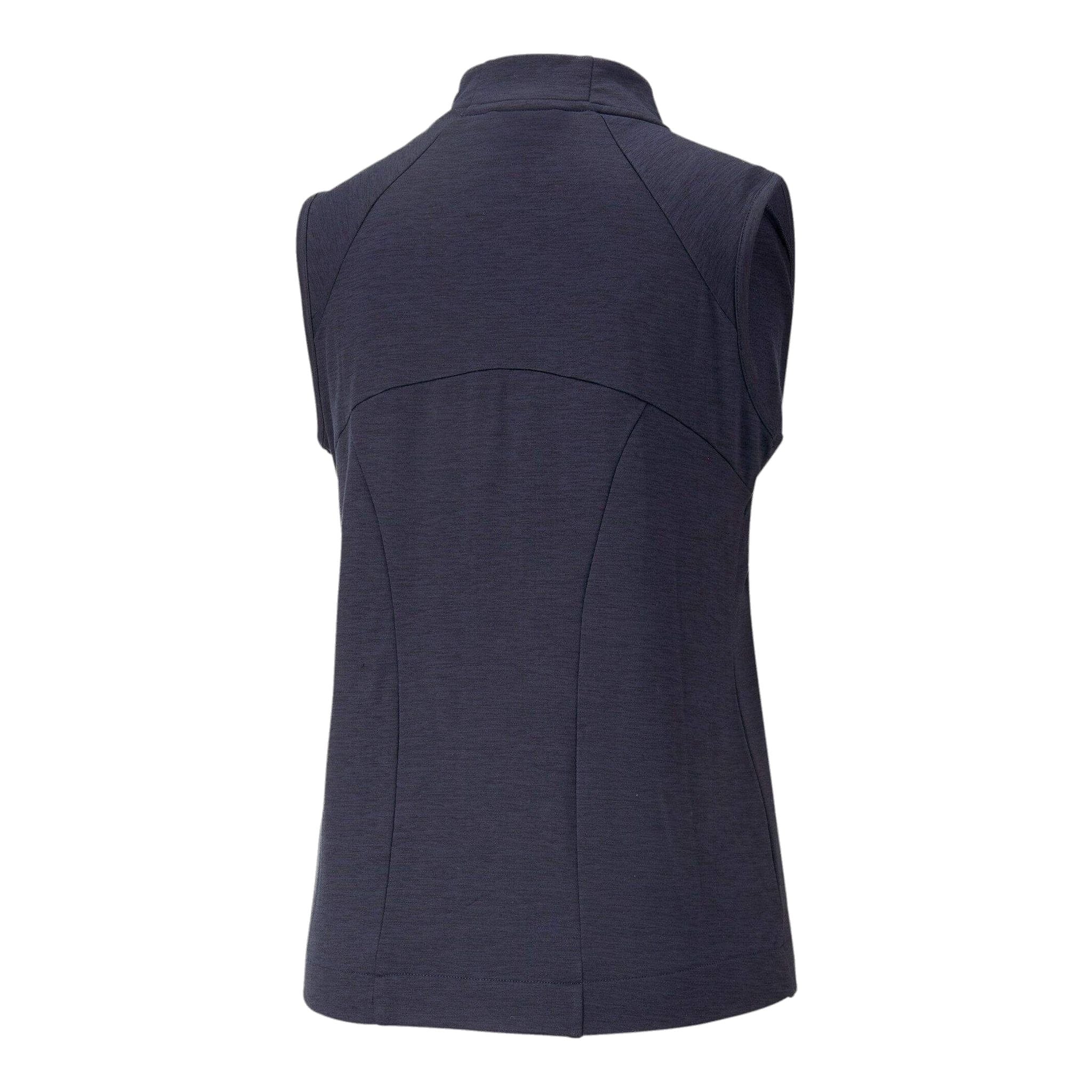 Canotta Puma Cloudspun Heather con zip intera da donna