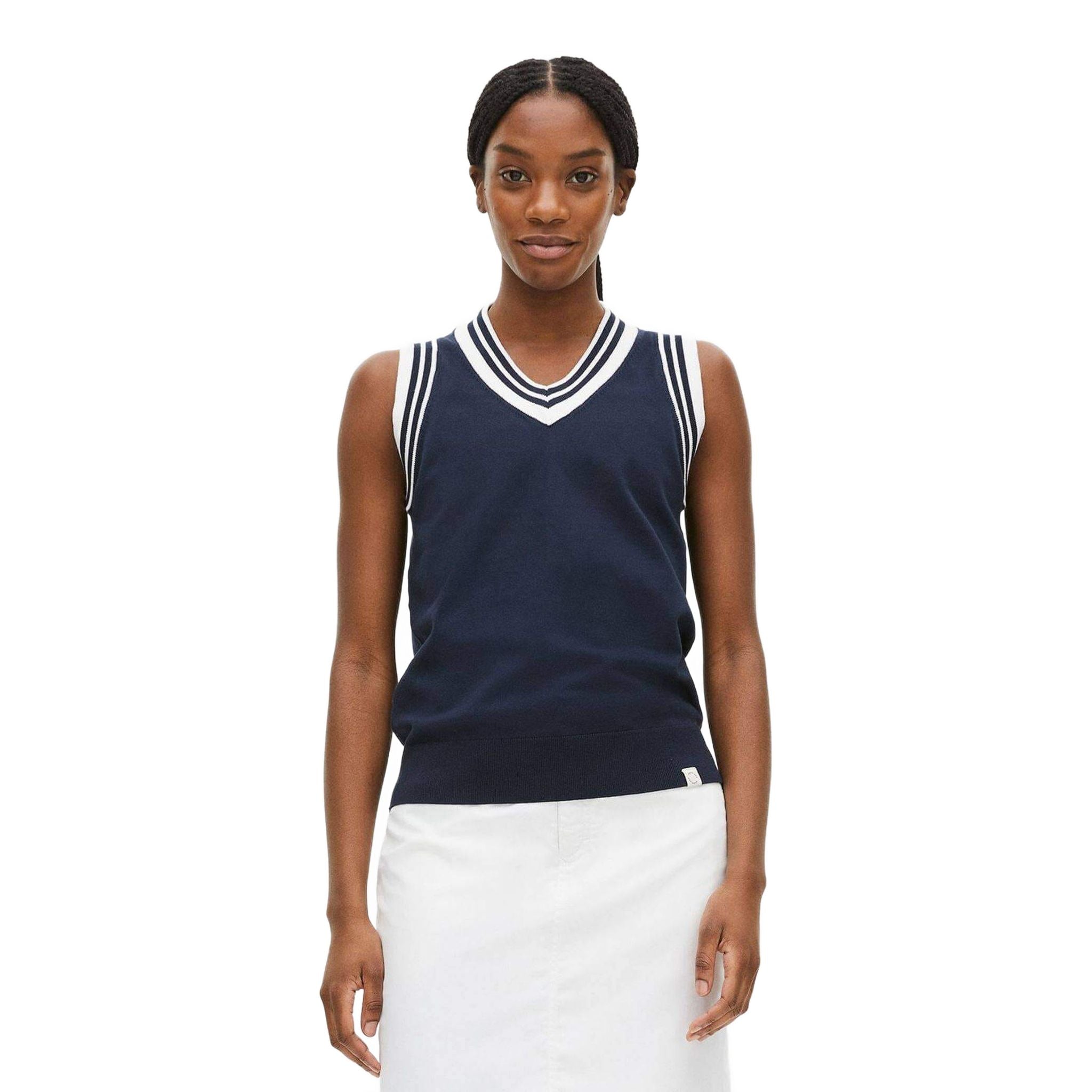 Gilet lavorato a maglia Röhnisch Mae da donna