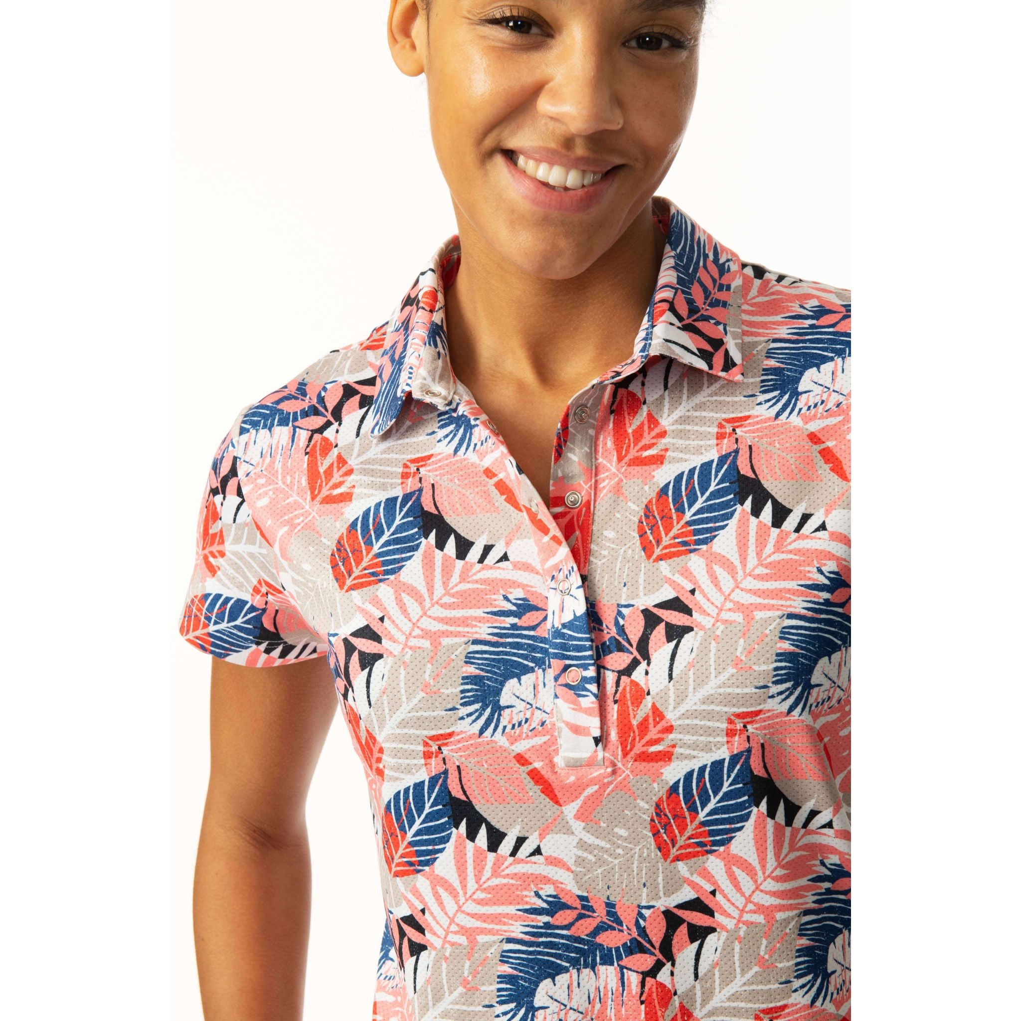 Polo da golf a maniche corte con cappuccio Daily Sports Flair da donna