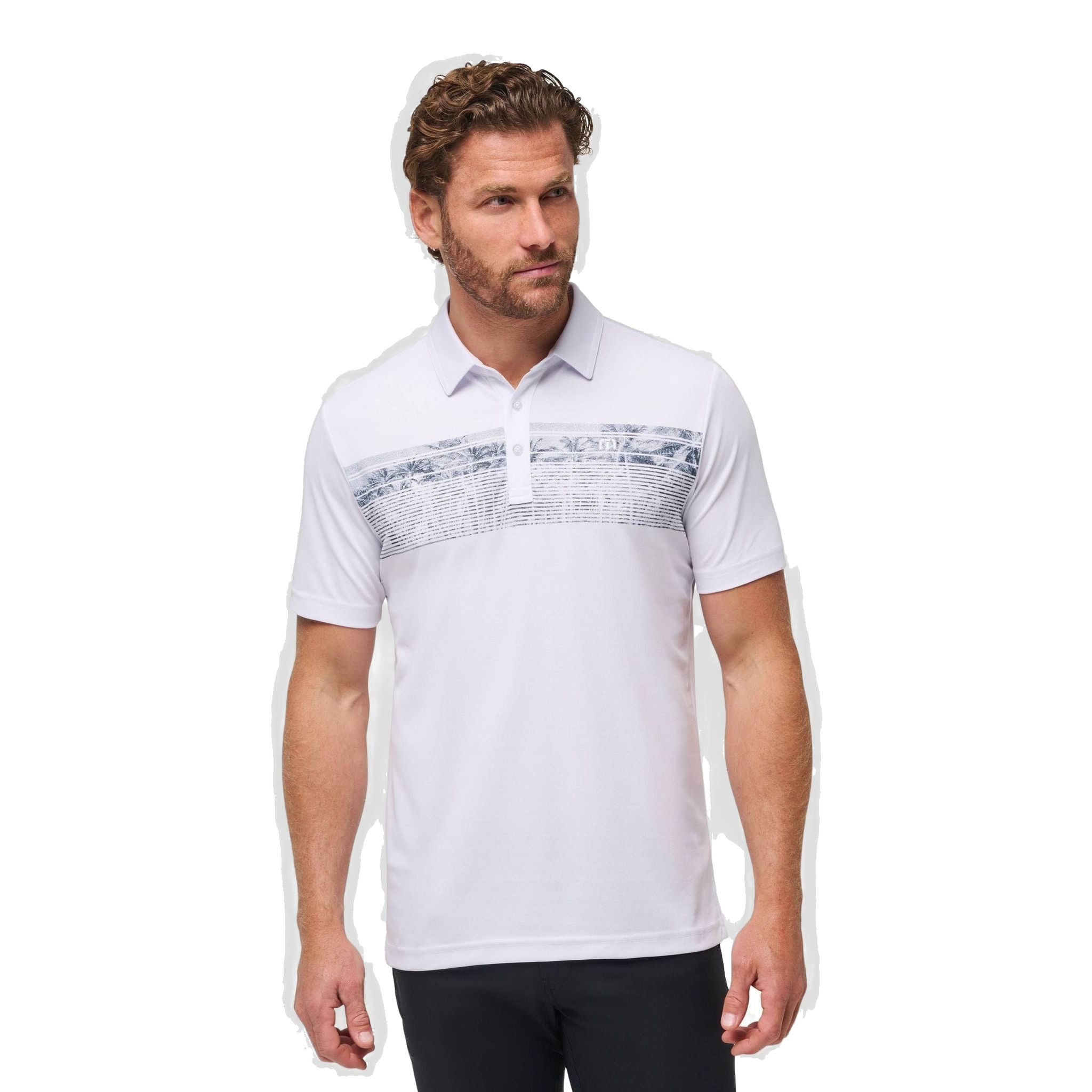 Polo da spiaggia da uomo Travis Mathew Banzai