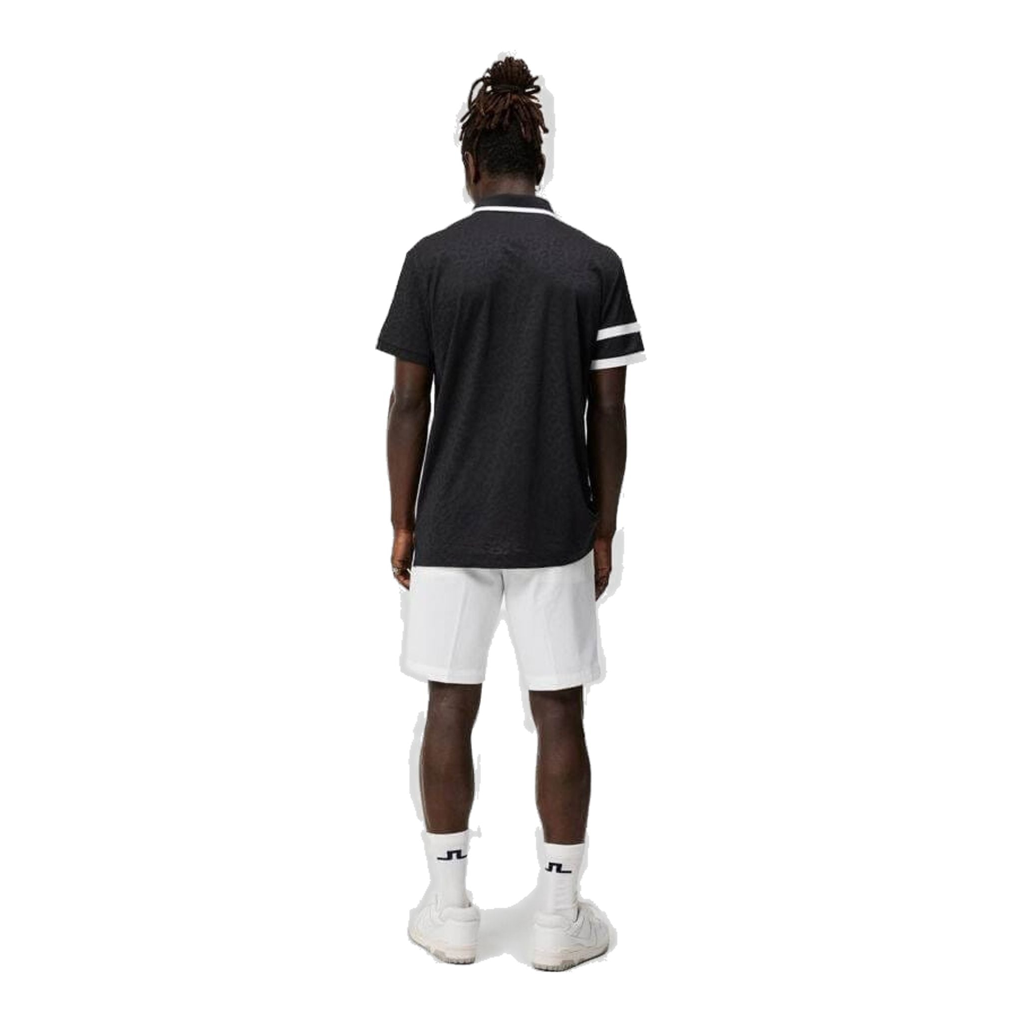 Polo J. Lindeberg Boswell Regular Jacquard da Uomo