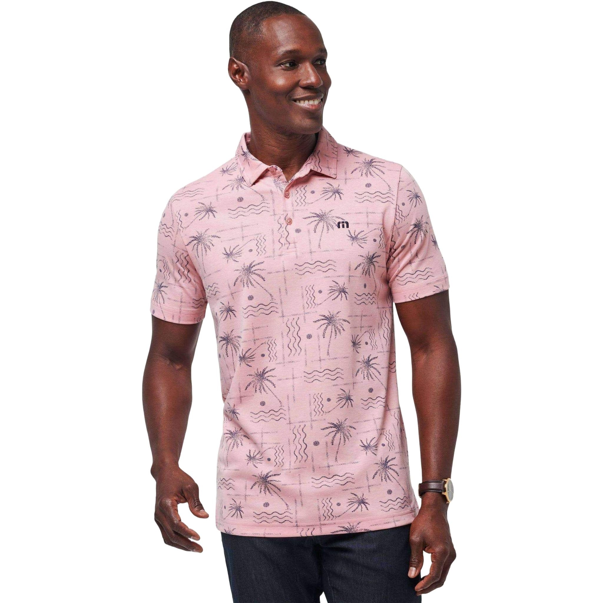 Polo da uomo Travis Mathew Coconut Palm