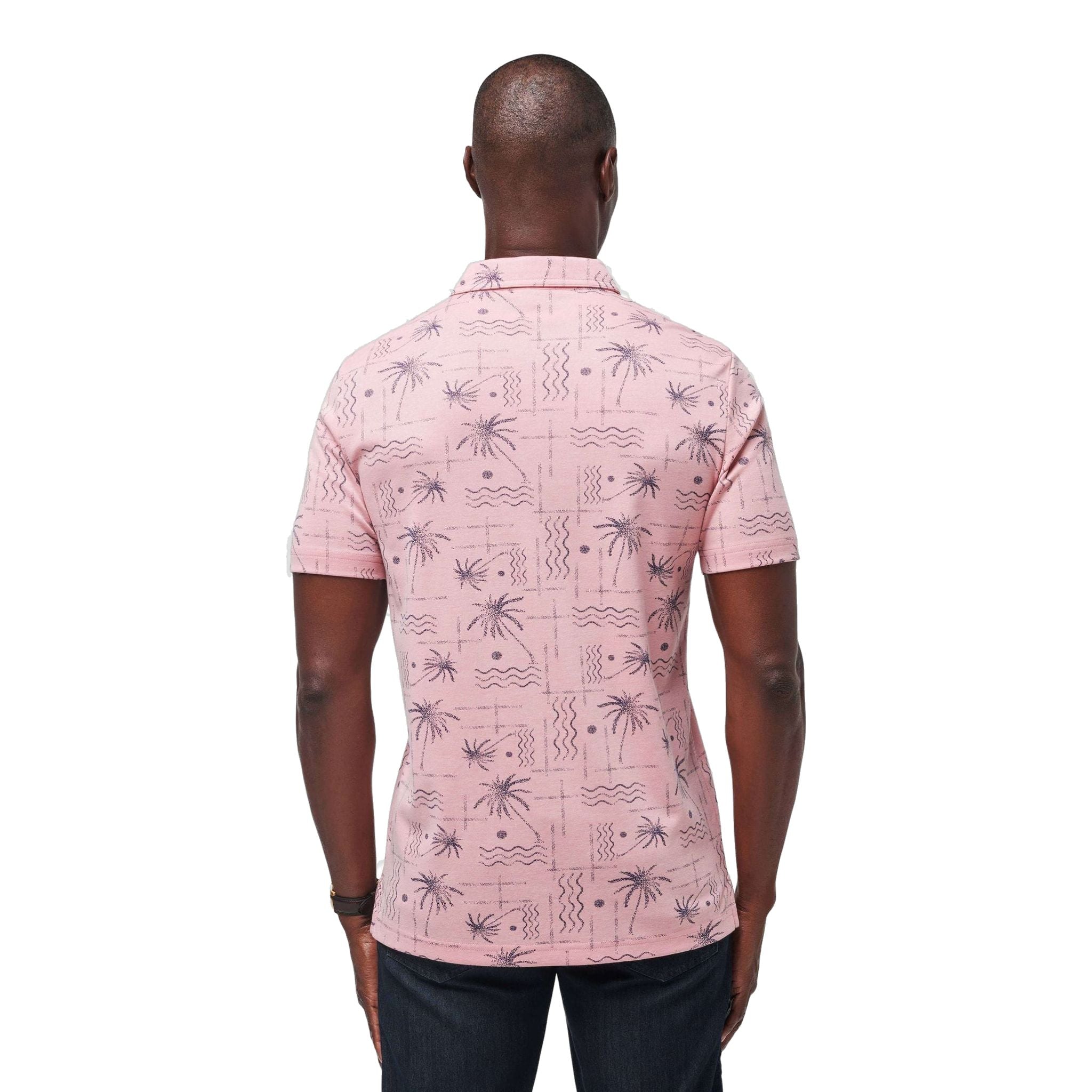 Polo da uomo Travis Mathew Coconut Palm