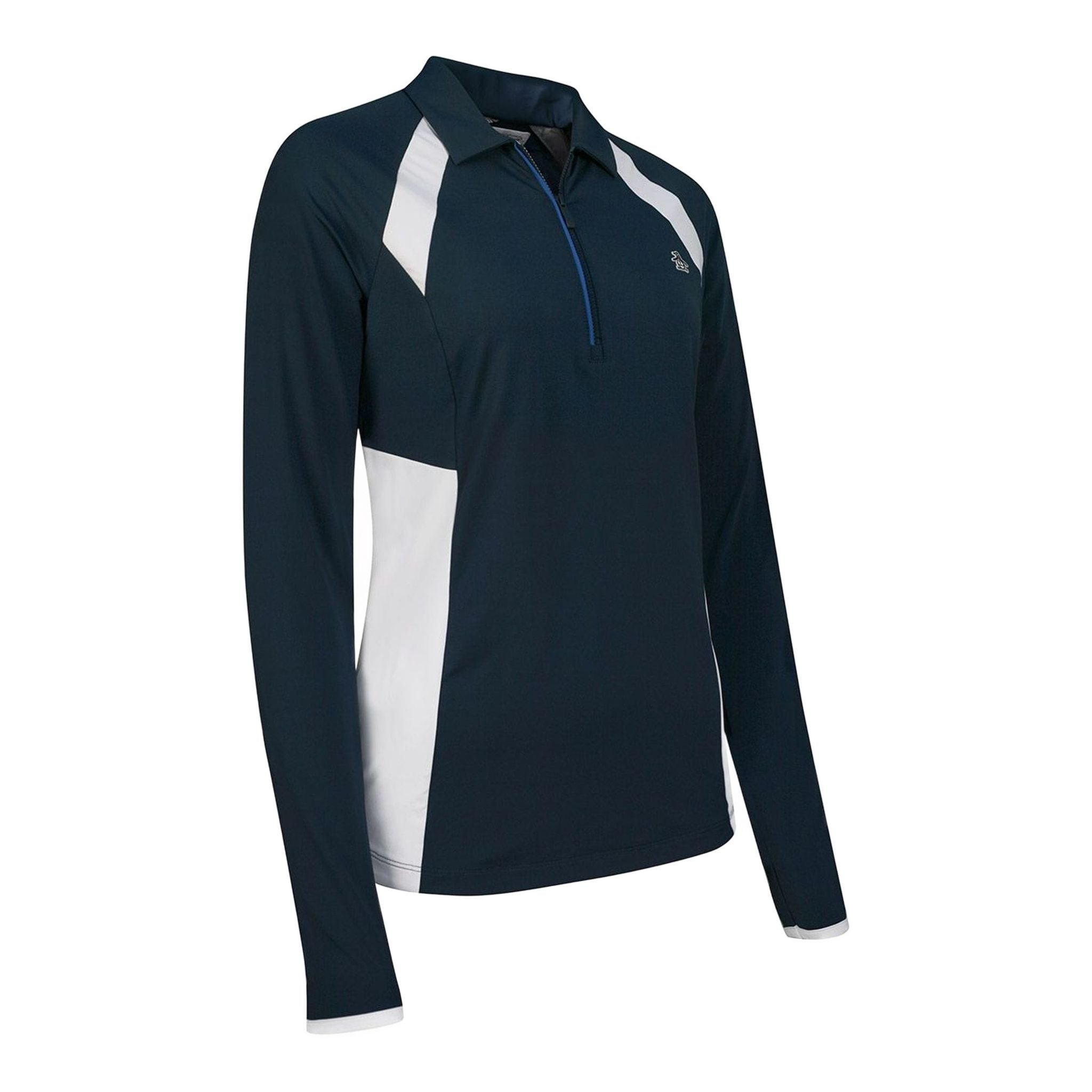 Polo originale da uomo con zip color block Penguin