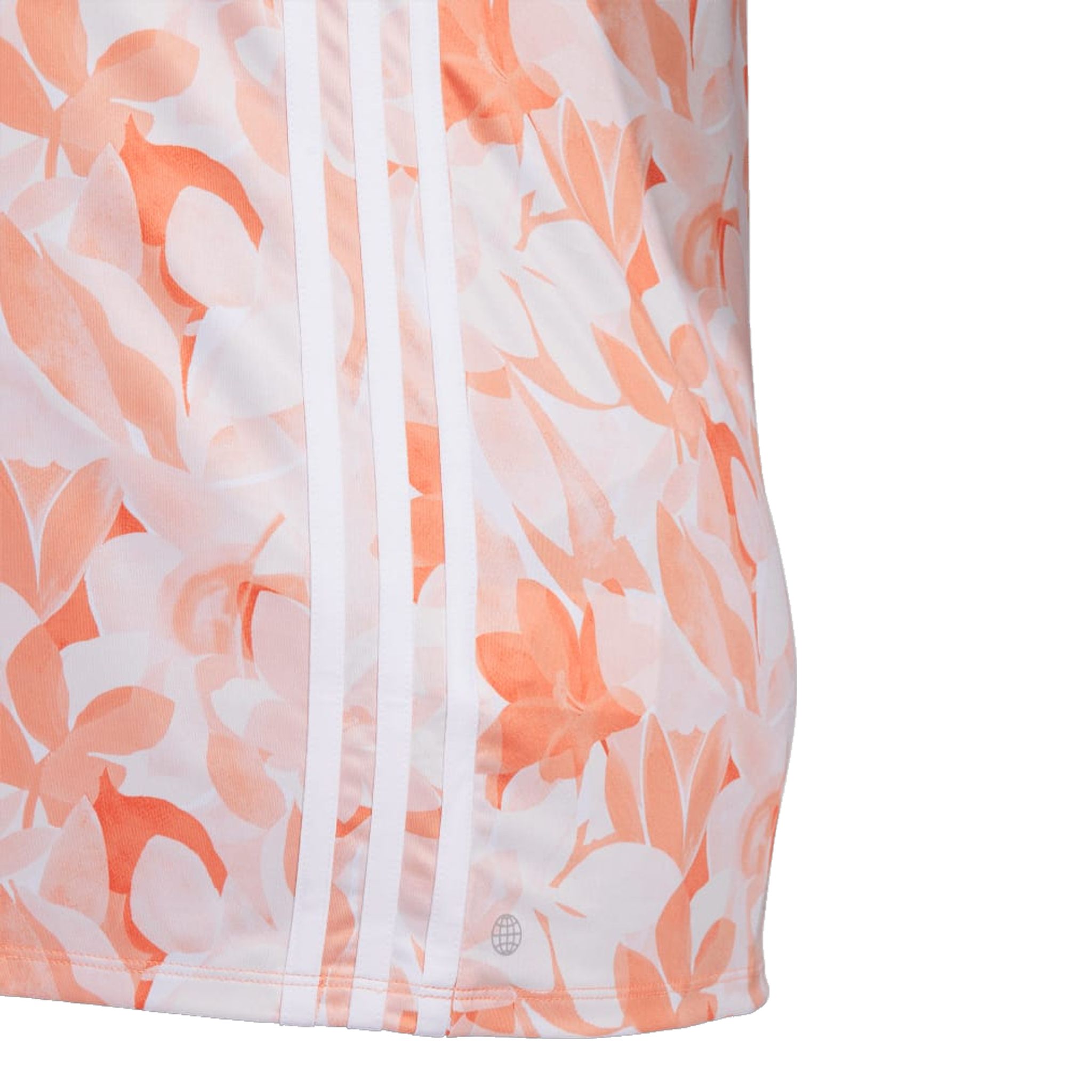 Polo floreale Adidas da donna