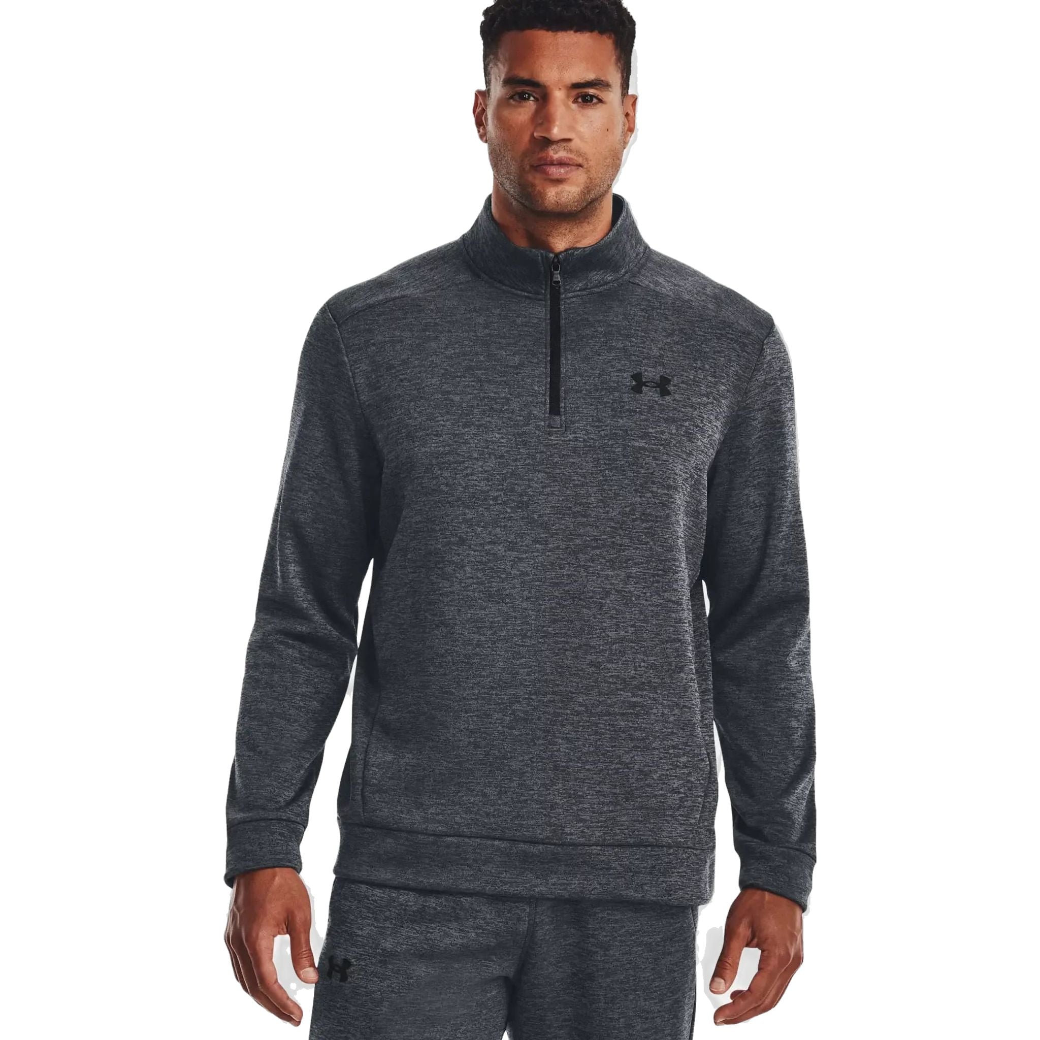 Pullover in pile con zip a 1/4 Under Armour da uomo
