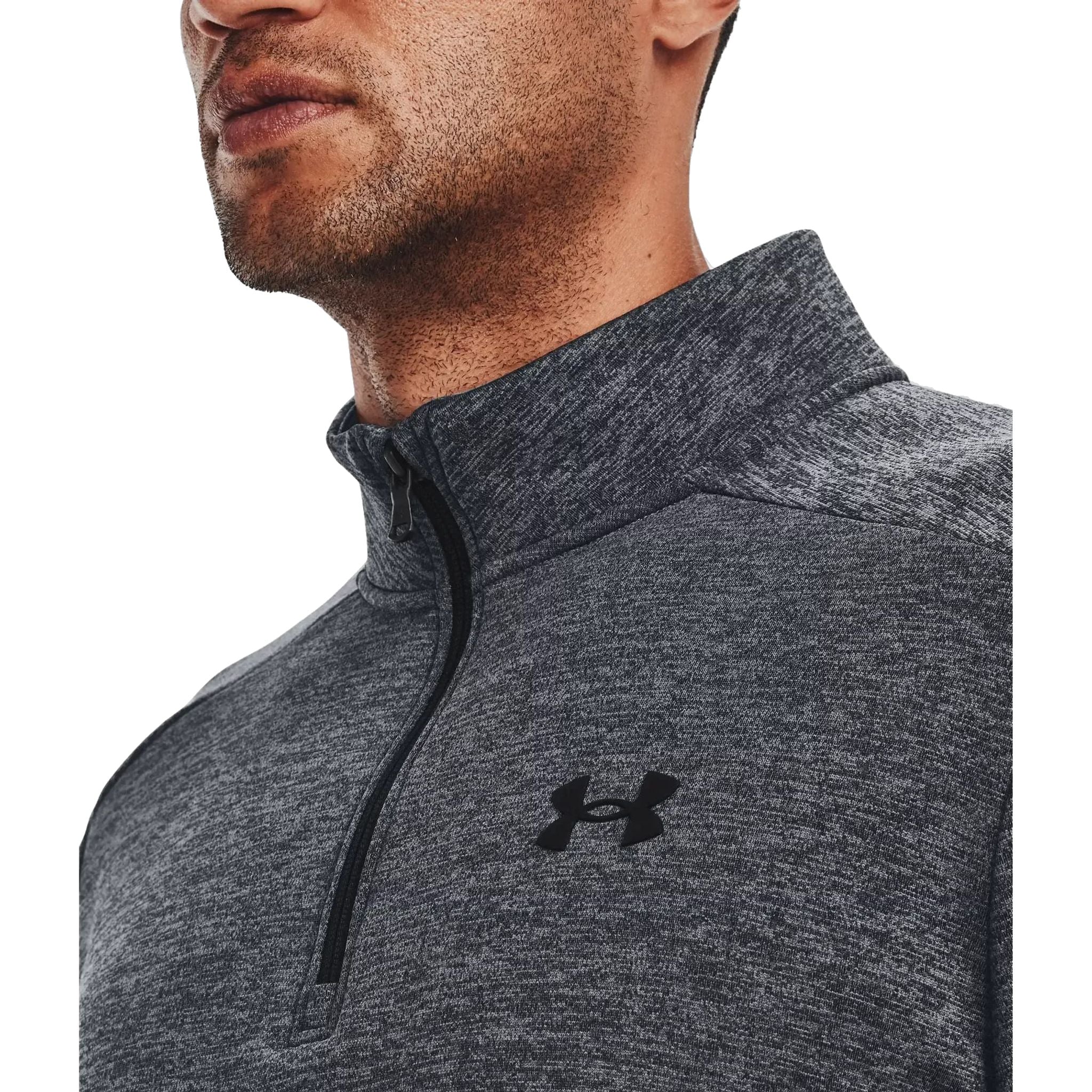 Pullover in pile con zip a 1/4 Under Armour da uomo