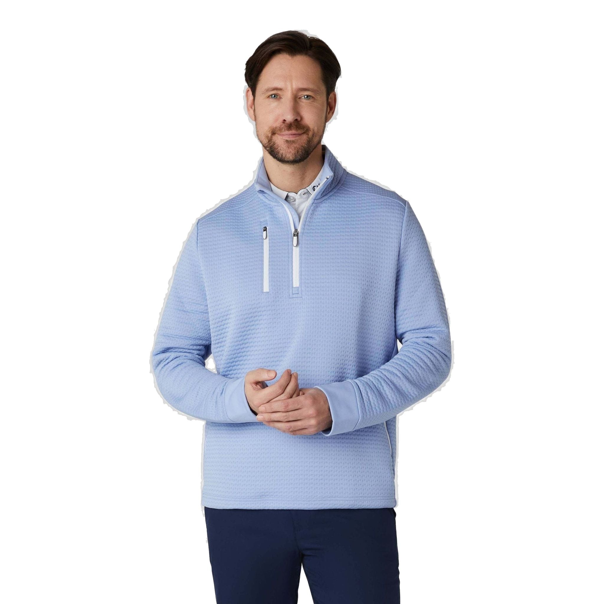 Pile Callaway Midweight Textured 1/4 Zip Uomo
