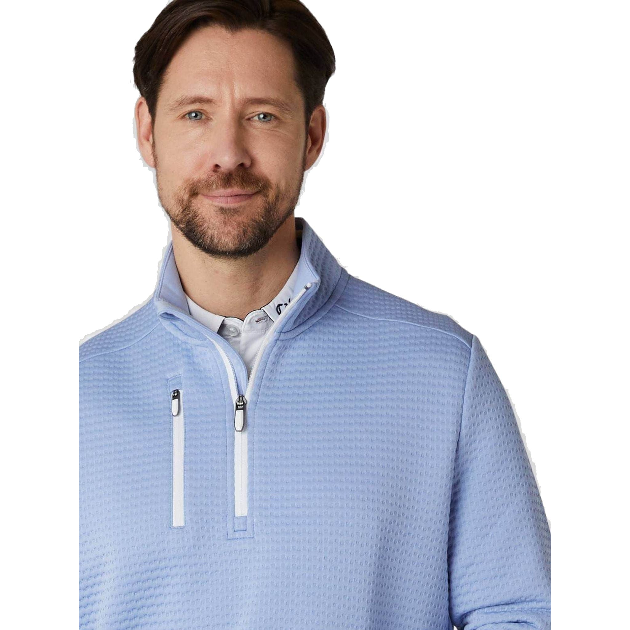 Pile Callaway Midweight Textured 1/4 Zip Uomo