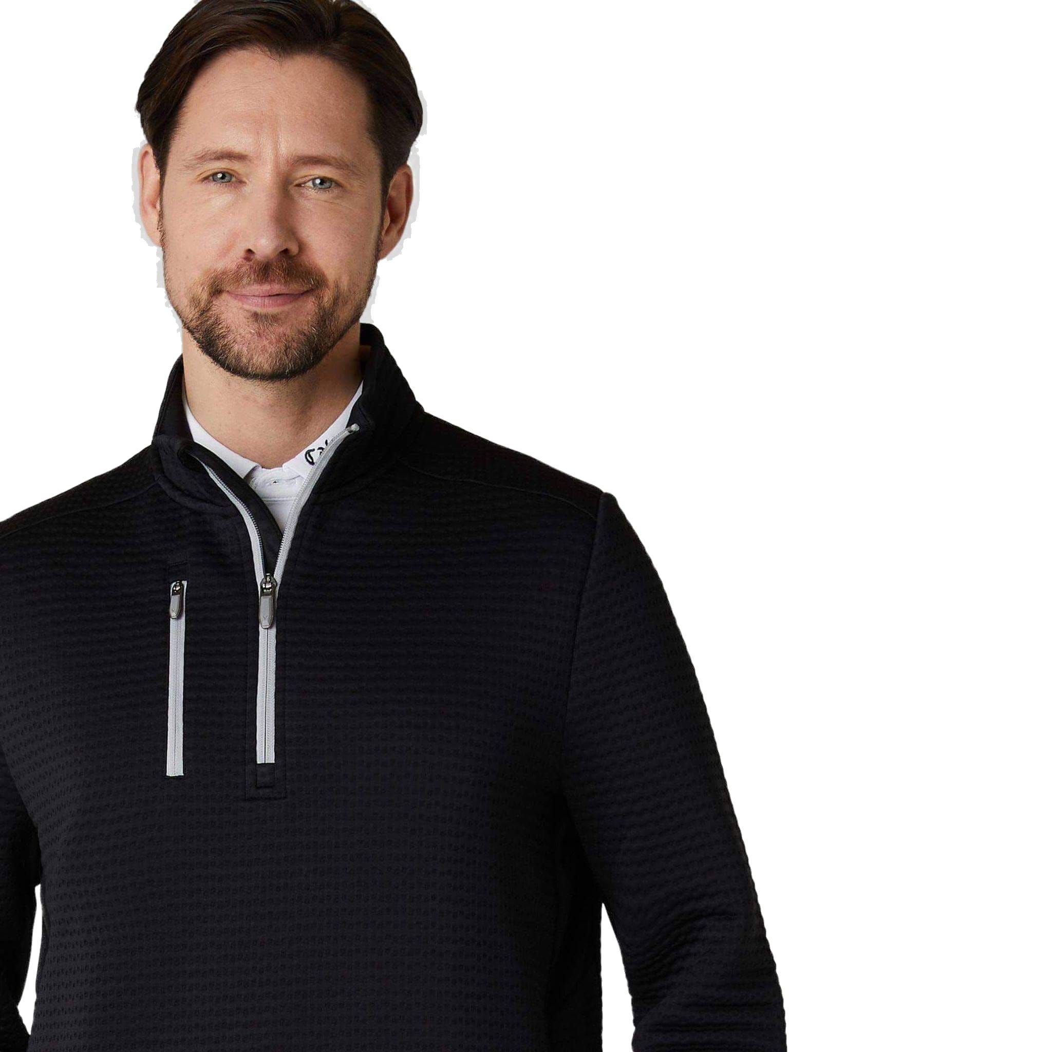 Pile Callaway Midweight Textured 1/4 Zip Uomo