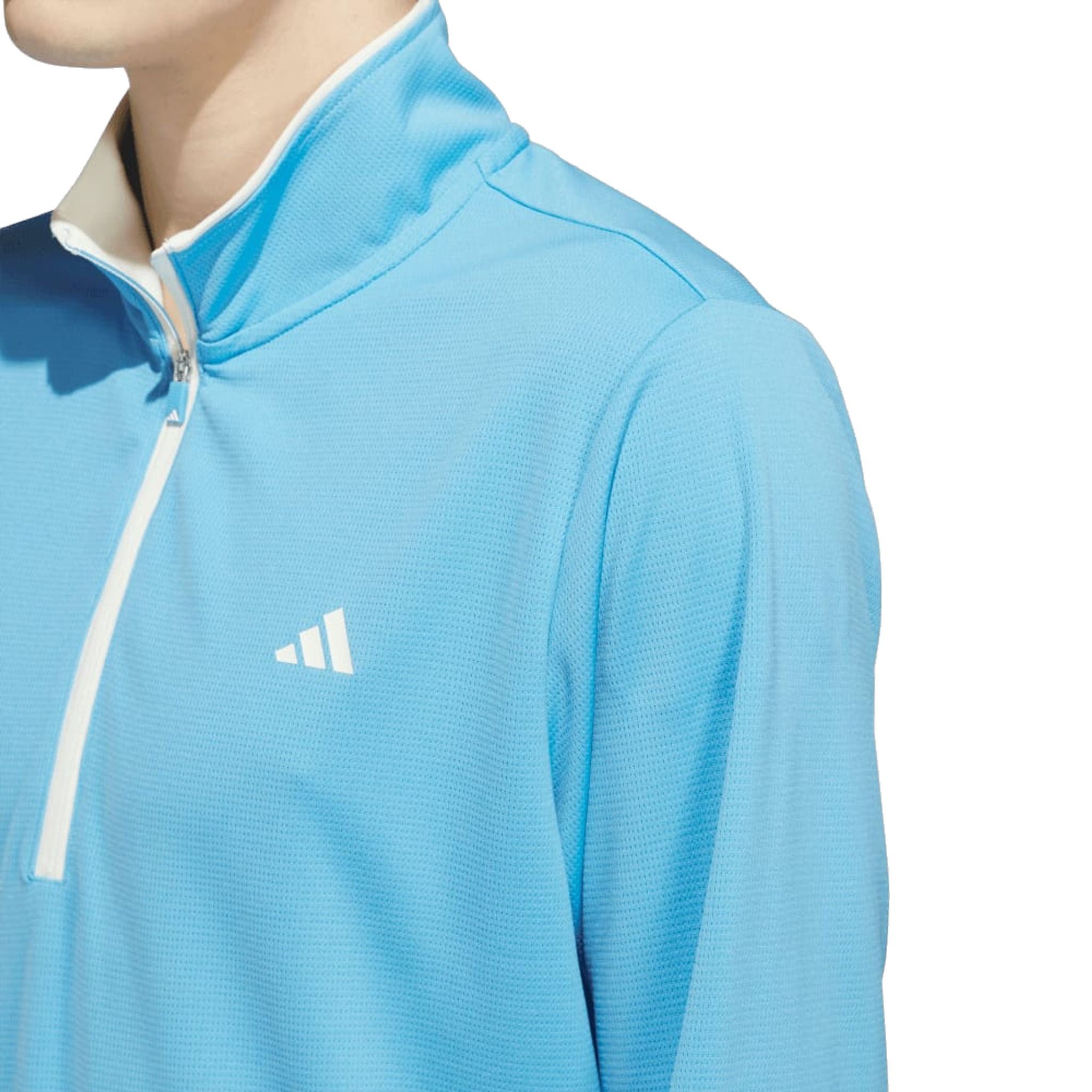 Adidas UPF Maglione leggero con zip a 1/4 da uomo