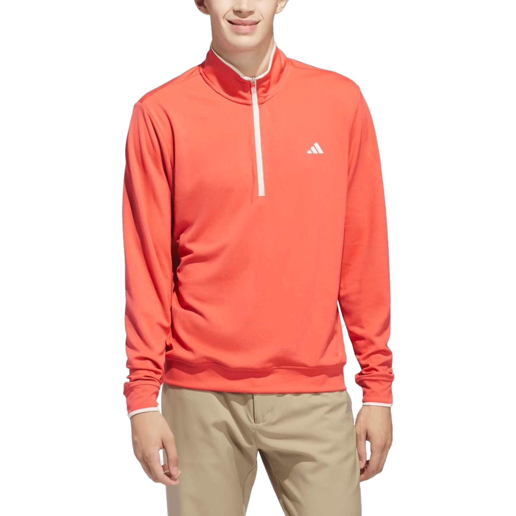 Adidas UPF Maglione leggero con zip a 1/4 da uomo