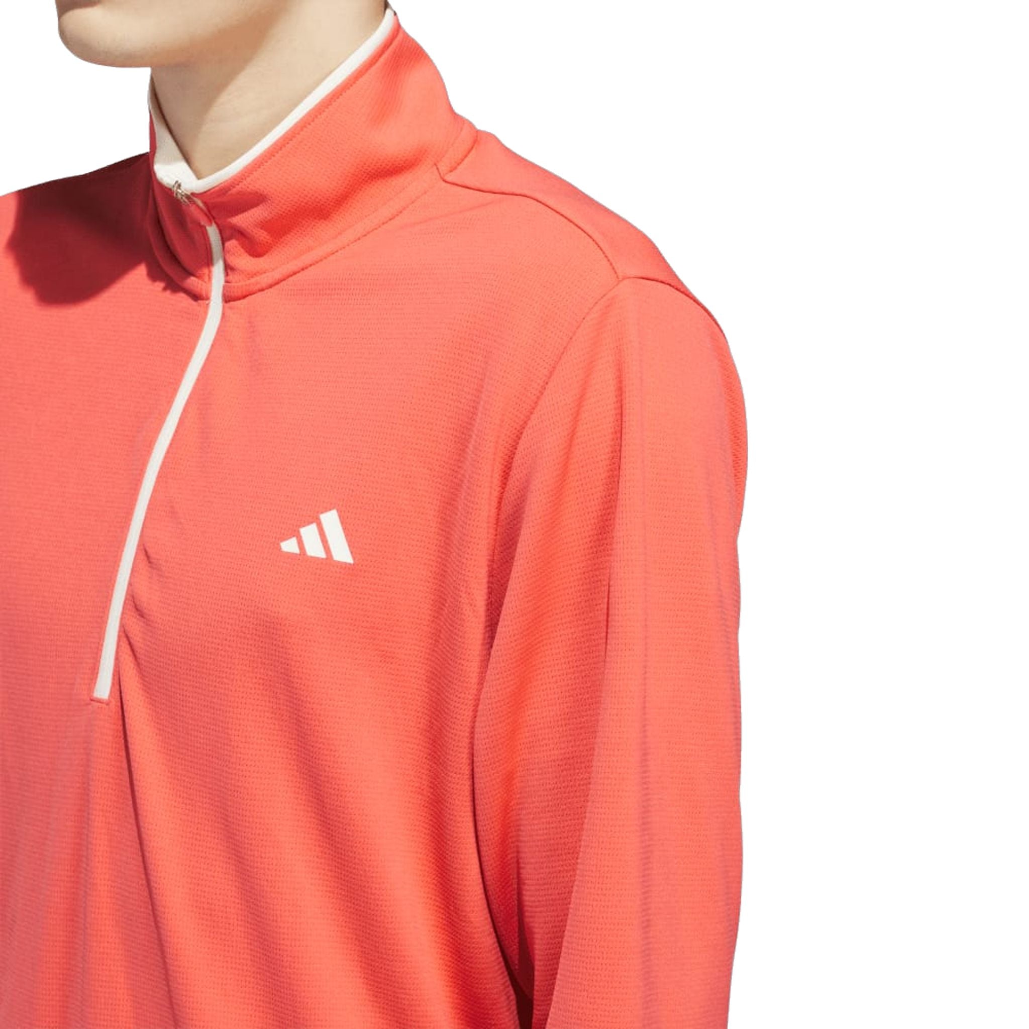 Adidas UPF Maglione leggero con zip a 1/4 da uomo