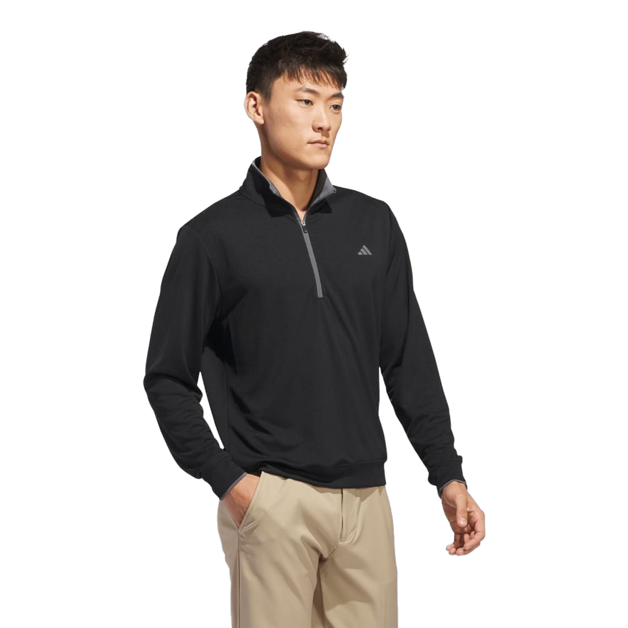 Adidas UPF Maglione leggero con zip a 1/4 da uomo