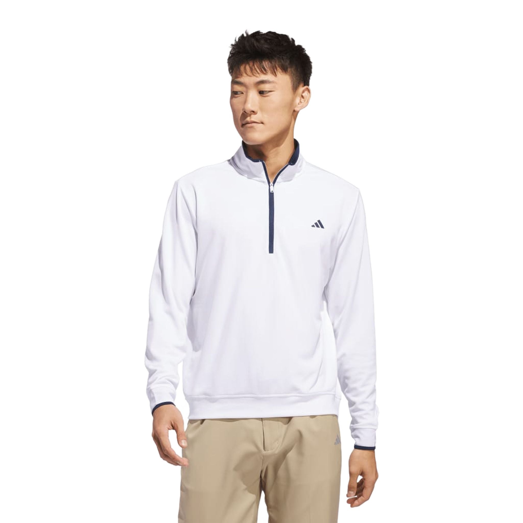 Adidas UPF Maglione leggero con zip a 1/4 da uomo