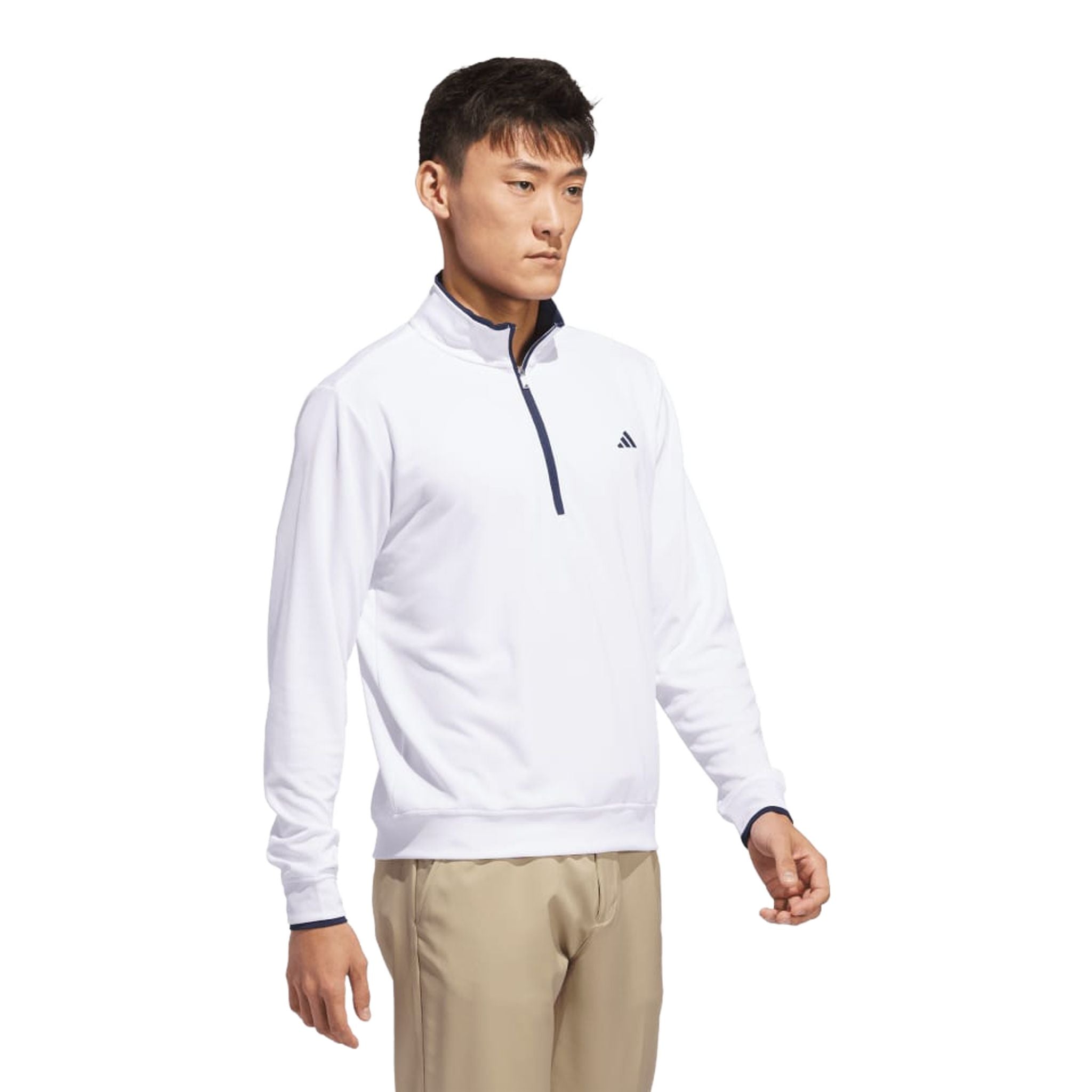 Adidas UPF Maglione leggero con zip a 1/4 da uomo