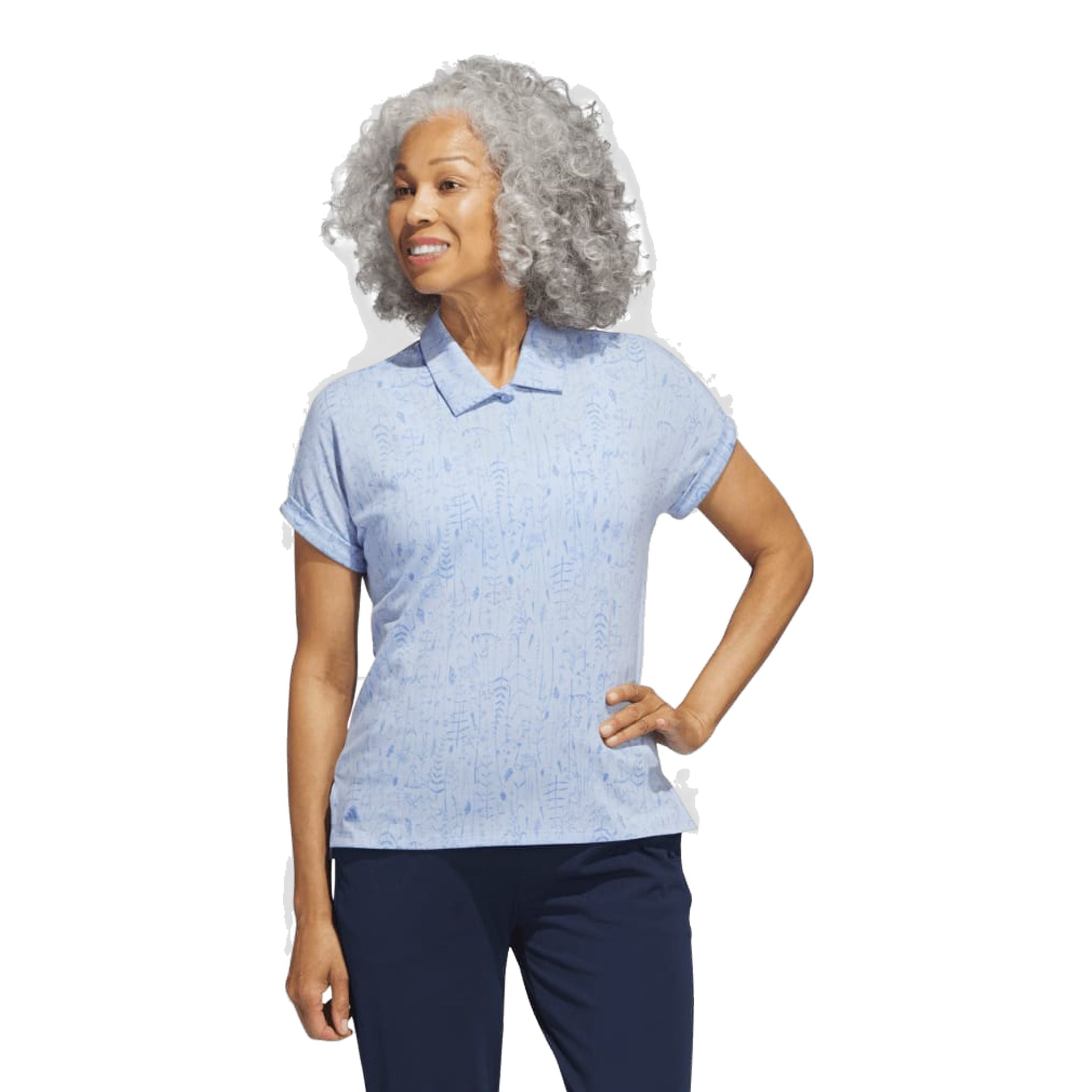 Polo Adidas Go-To Print da donna