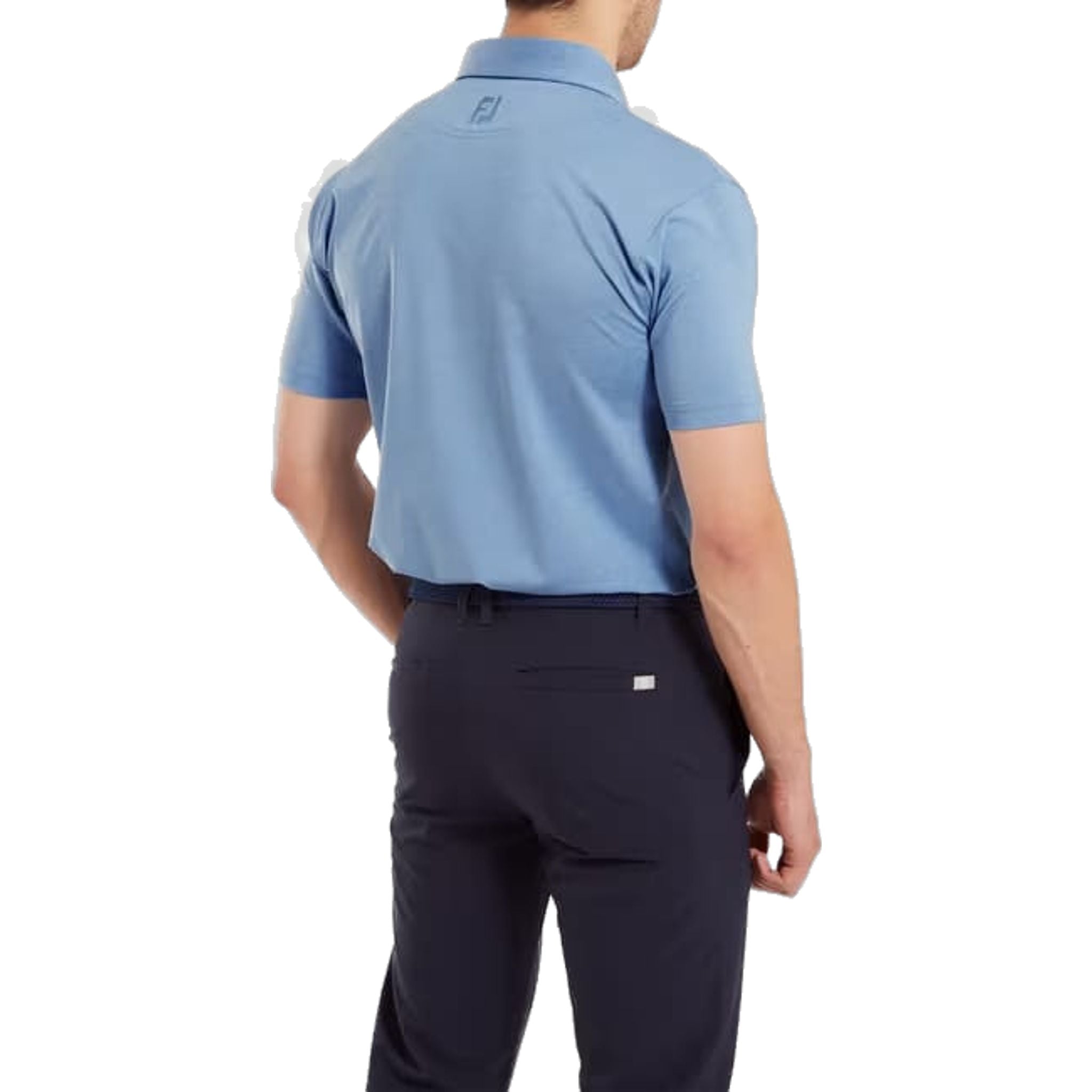 Polo da uomo Footjoy Heather Self Collar Lisle