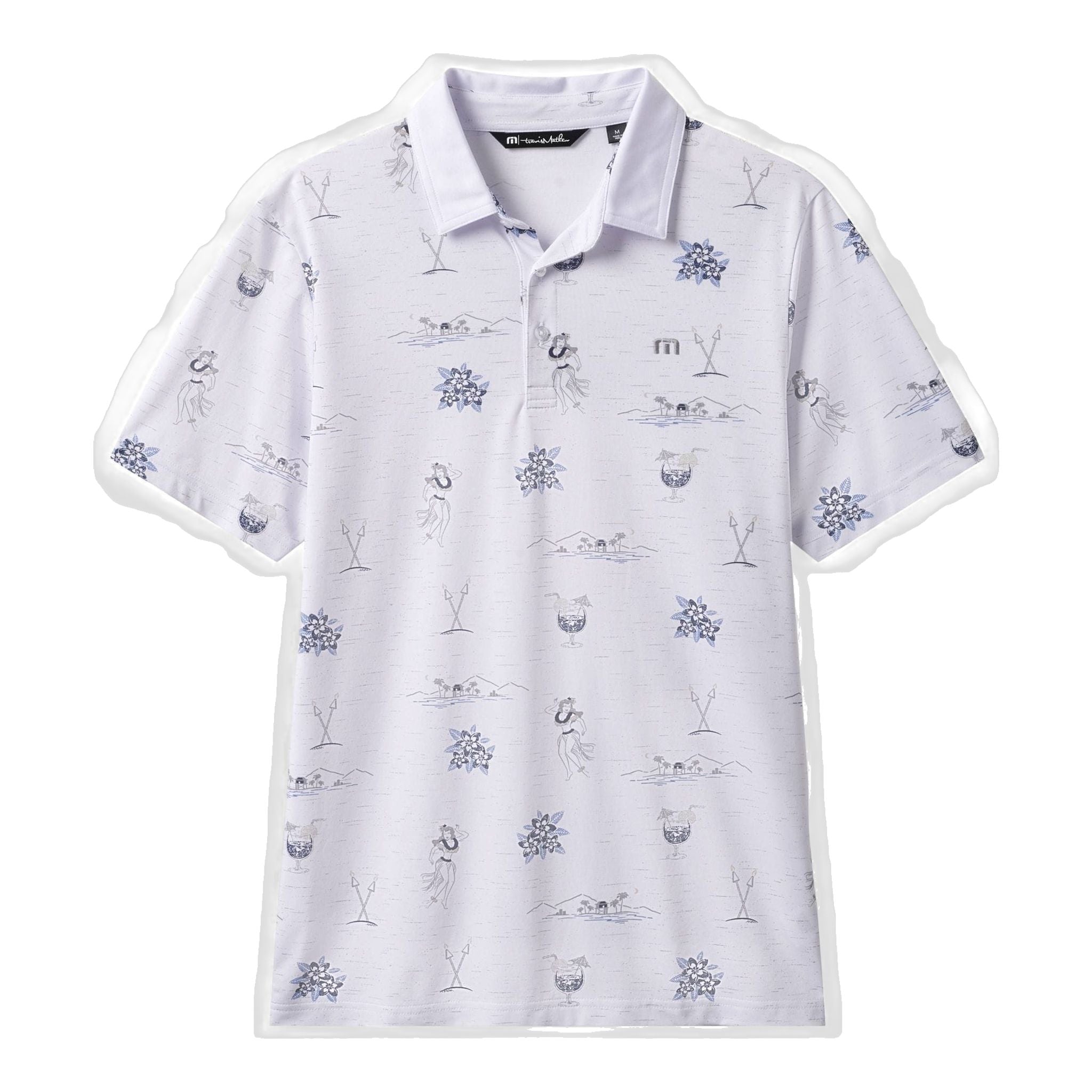 Polo da uomo Travis Mathew Island Paradise