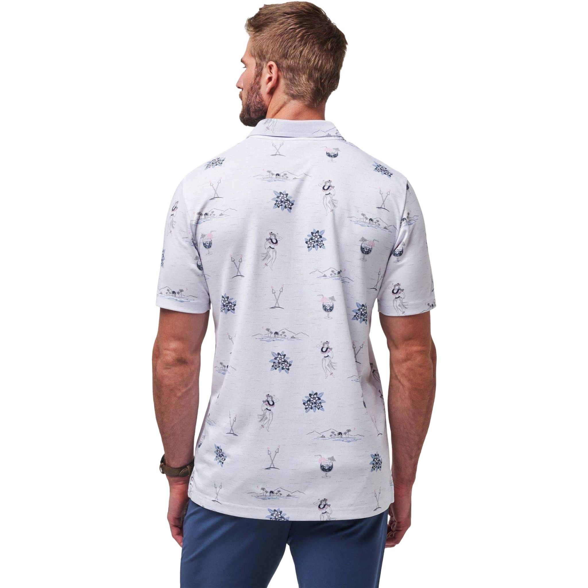 Polo da uomo Travis Mathew Island Paradise