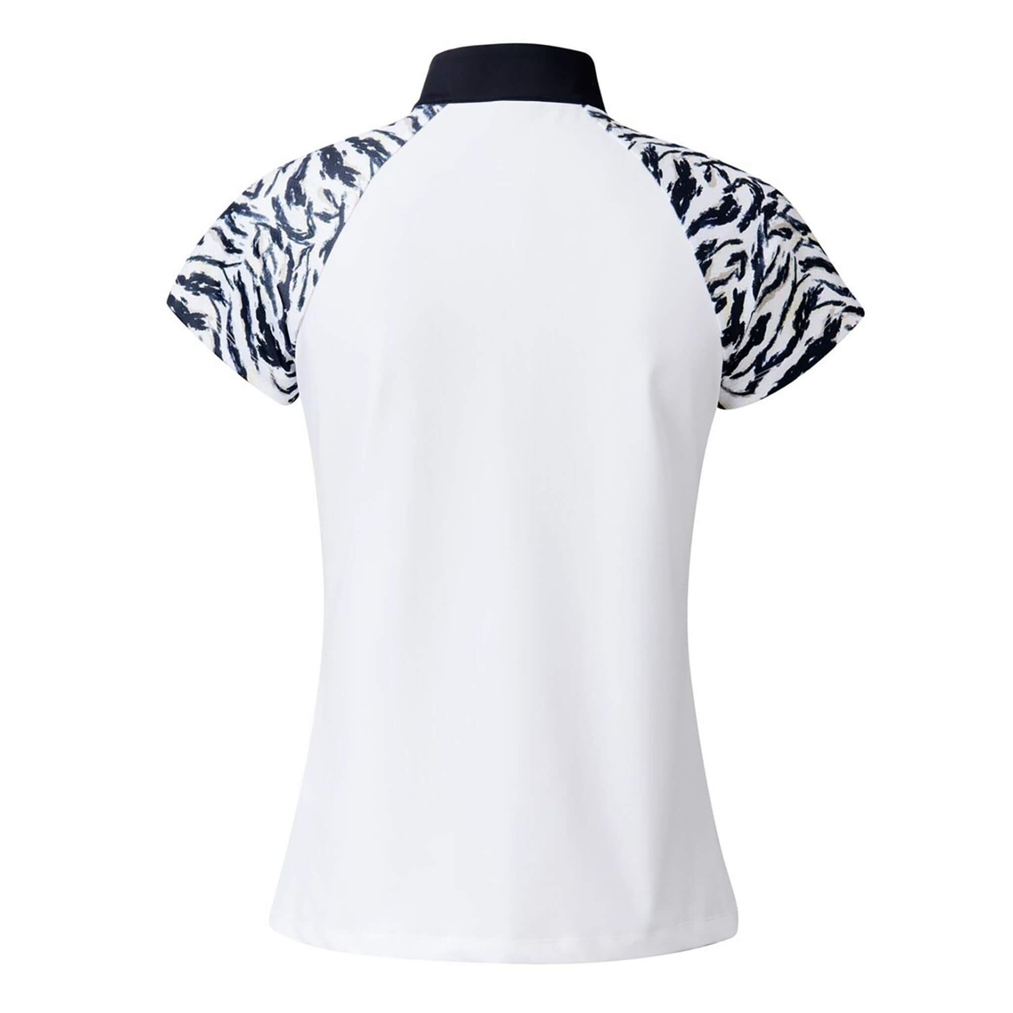 Polo da donna in jersey a maniche corte con lenti sportive giornaliere