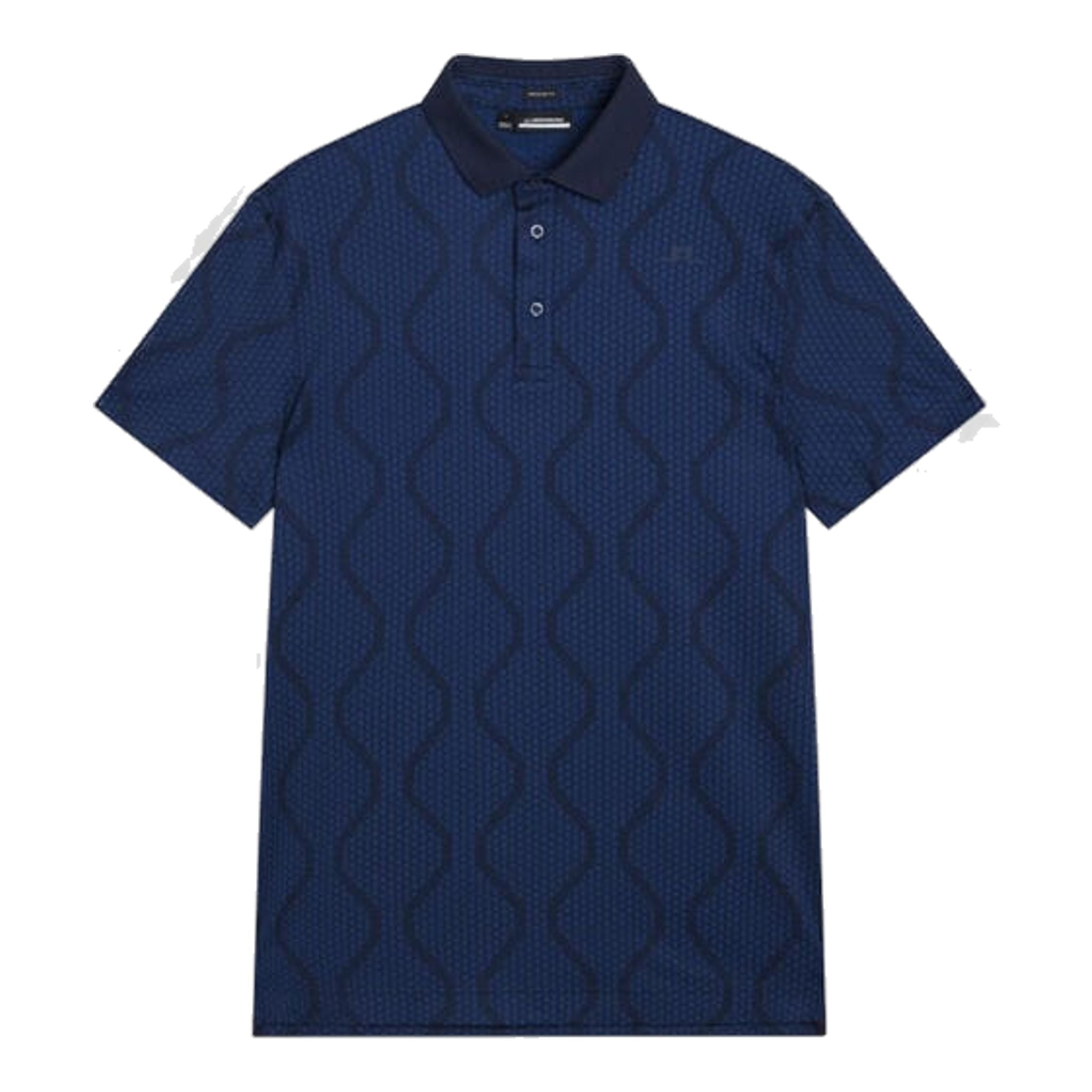 Polo da uomo J. Lindeberg Mat Jacquard Regular Fit