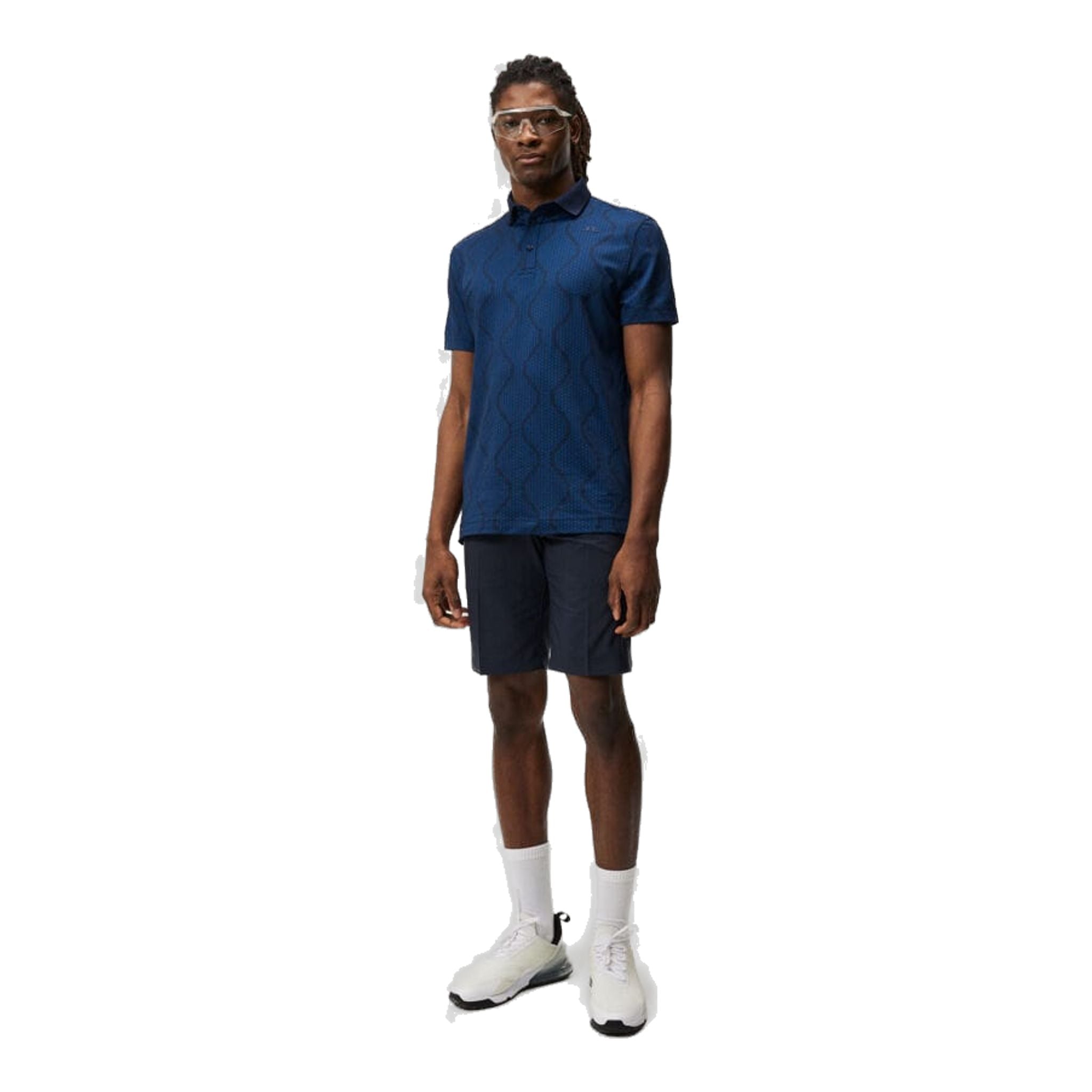 Polo da uomo J. Lindeberg Mat Jacquard Regular Fit