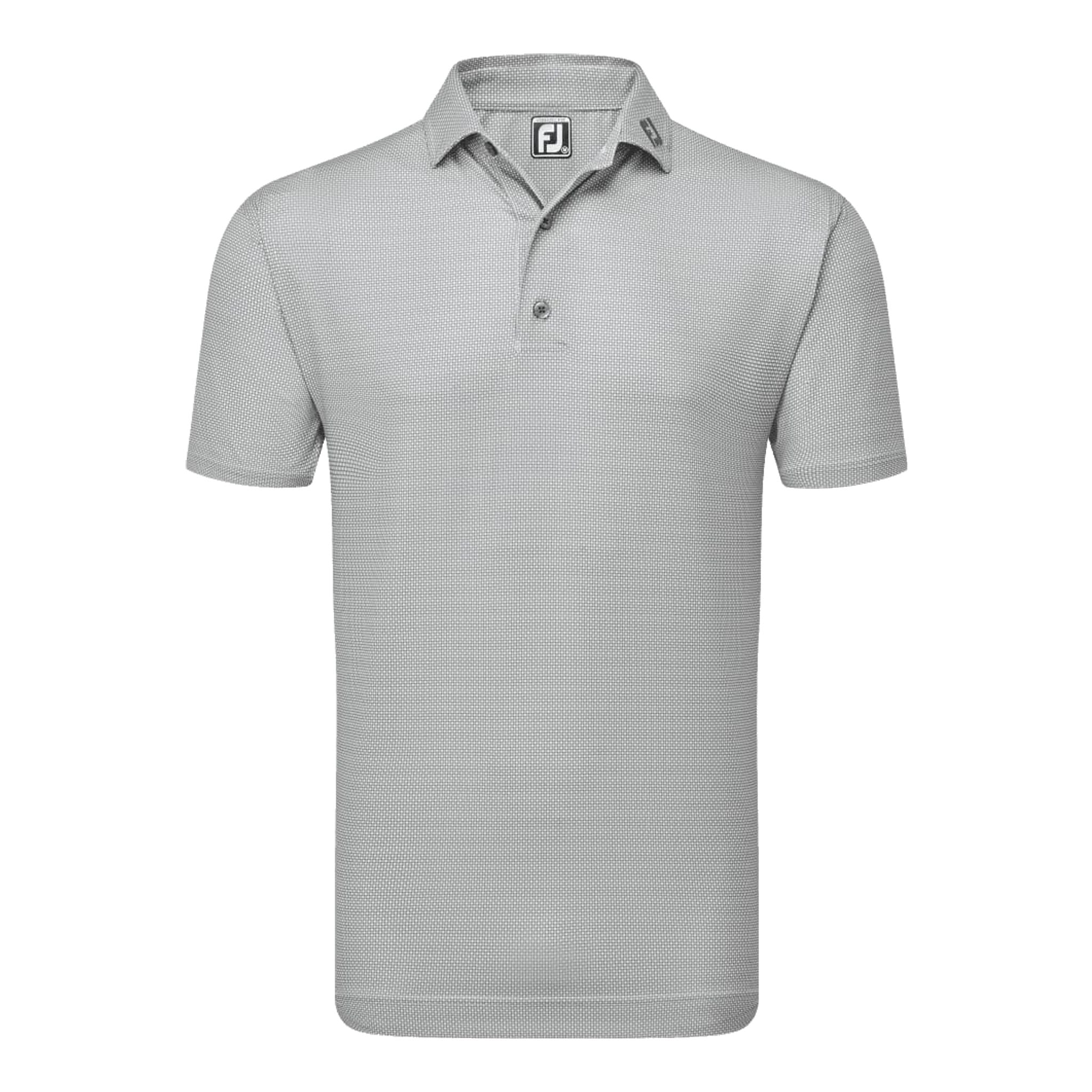 Footjoy Octagon Print Lisle Poloshirt Herren