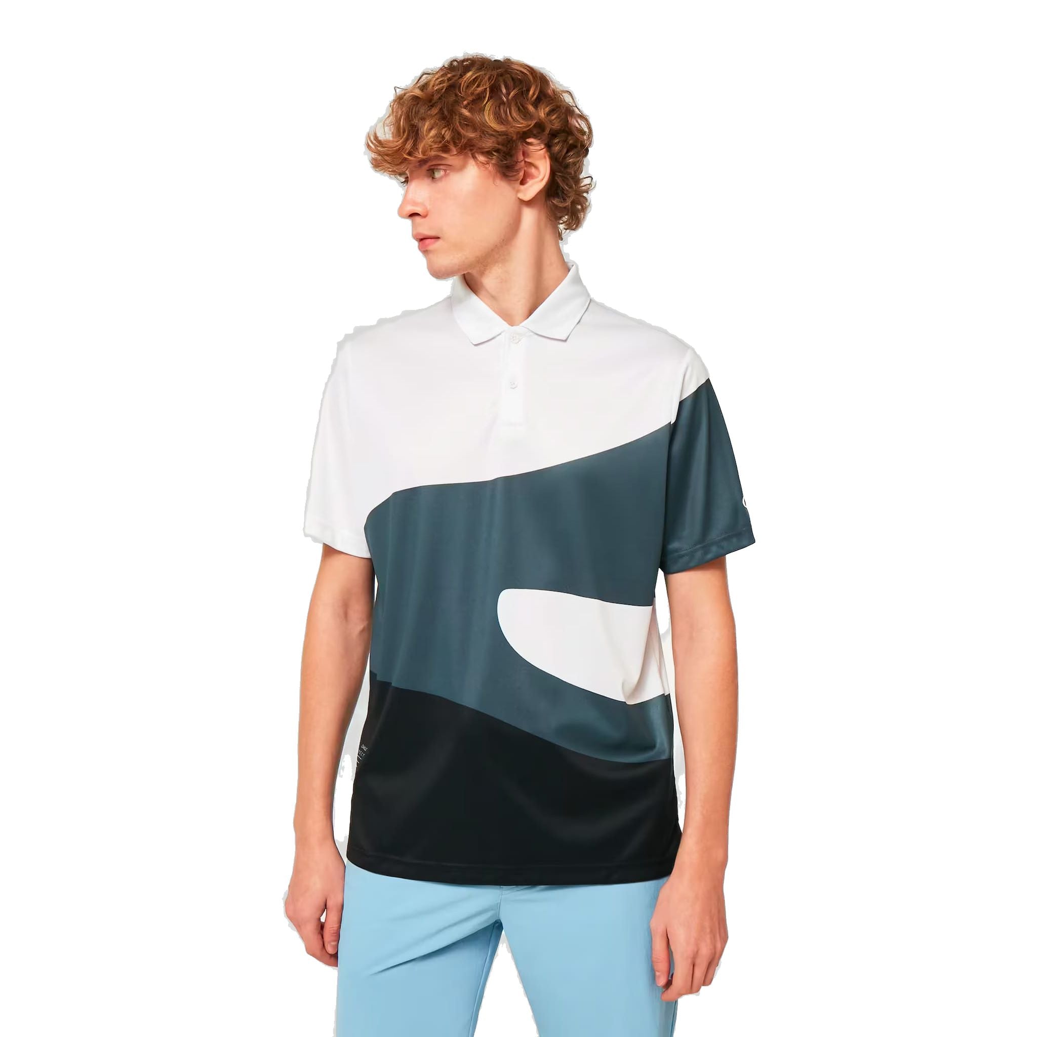 Polo Oakley Reduct Wave da uomo