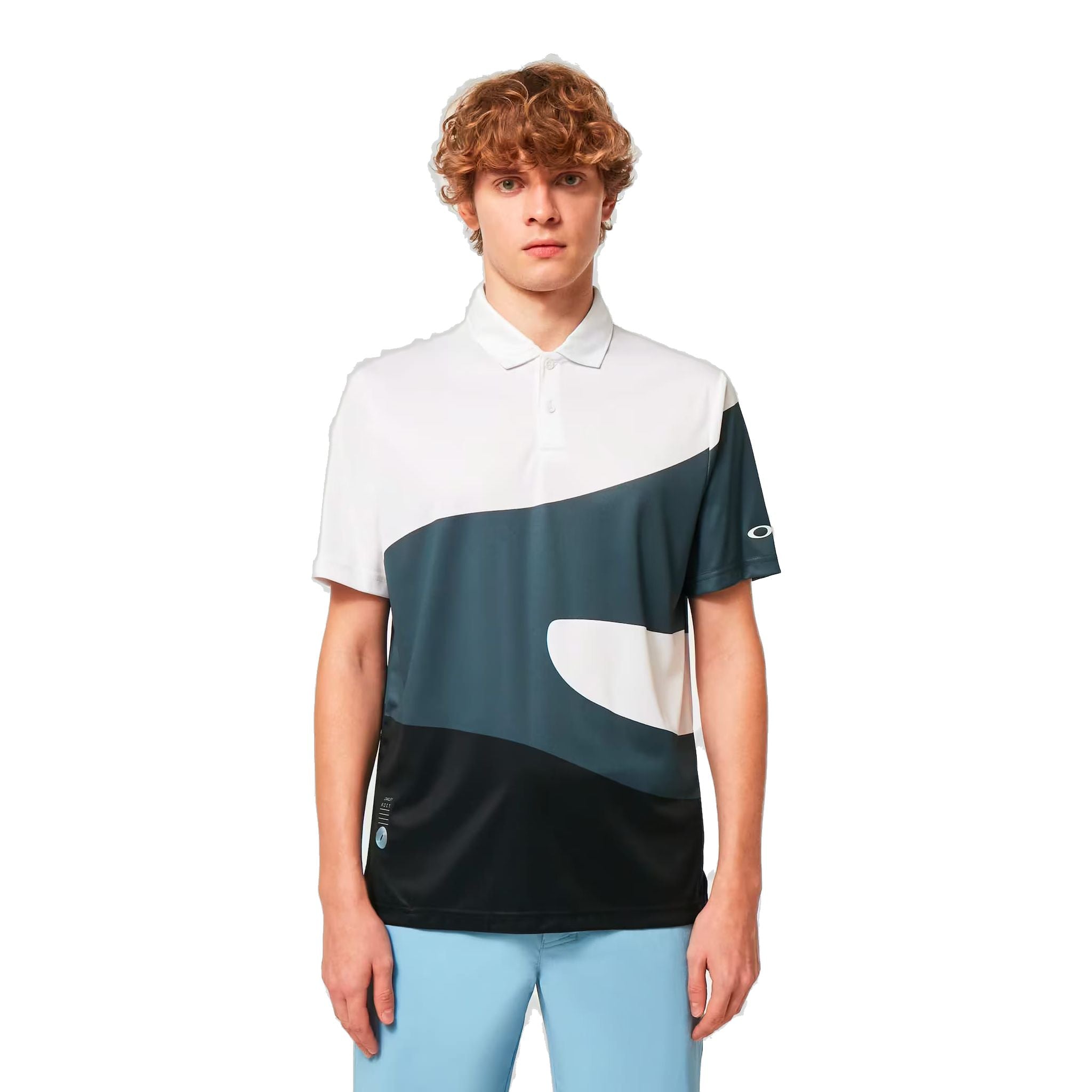 Polo Oakley Reduct Wave da uomo