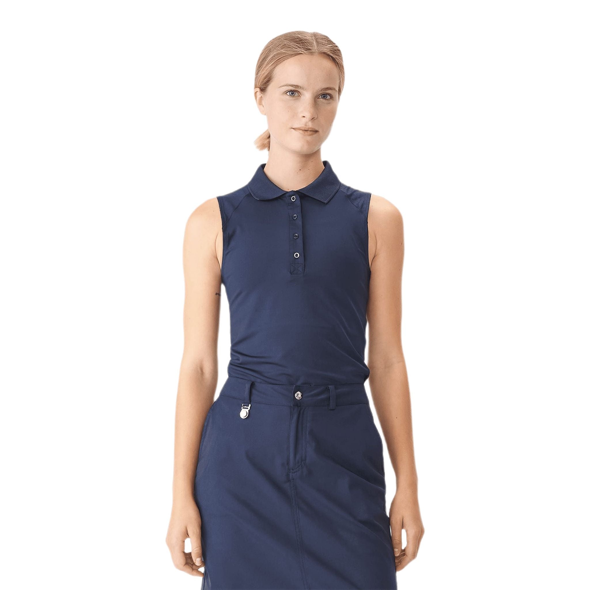 Polo Röhnisch Rumi senza maniche da donna
