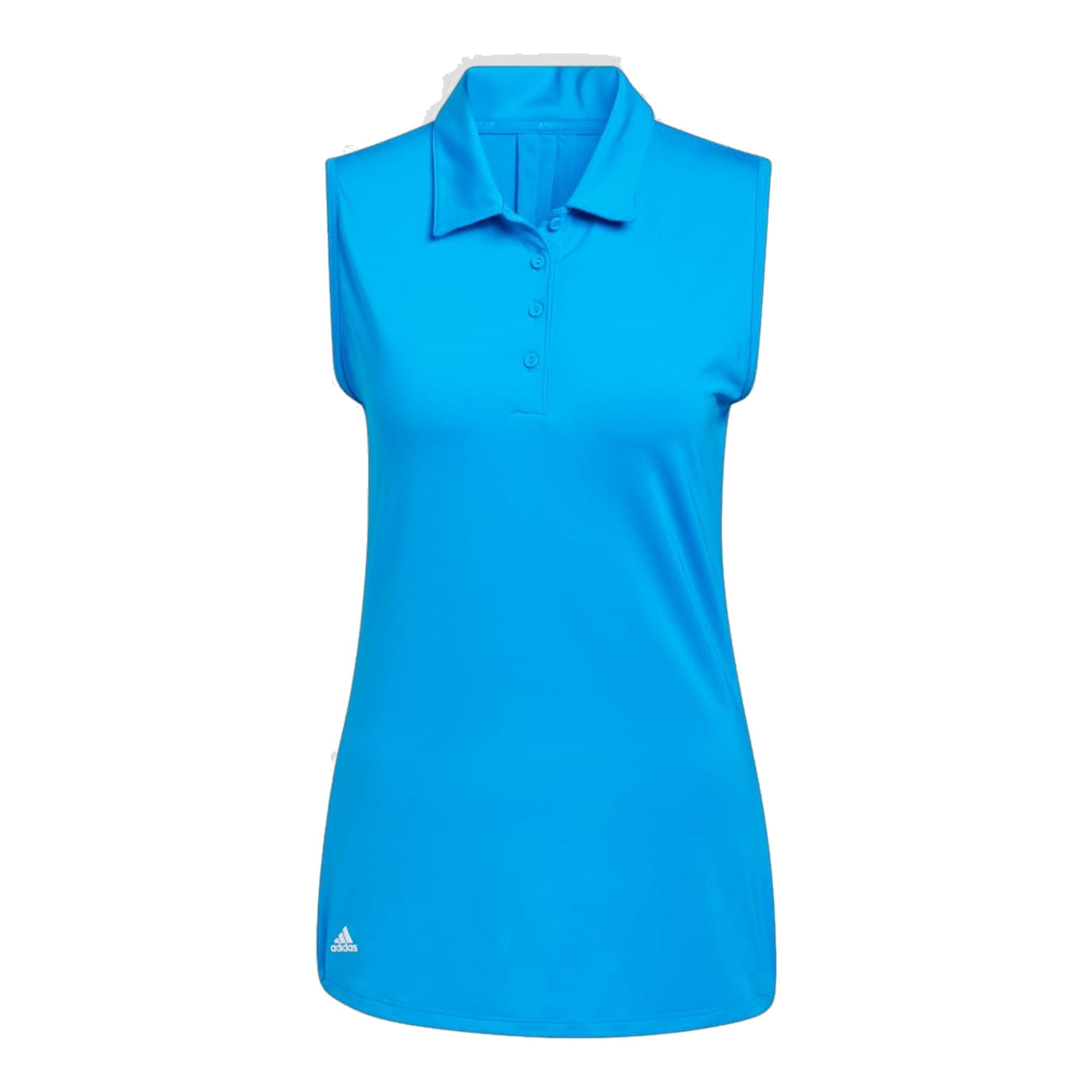 Adidas Solid Polo Shirt senza maniche da donna