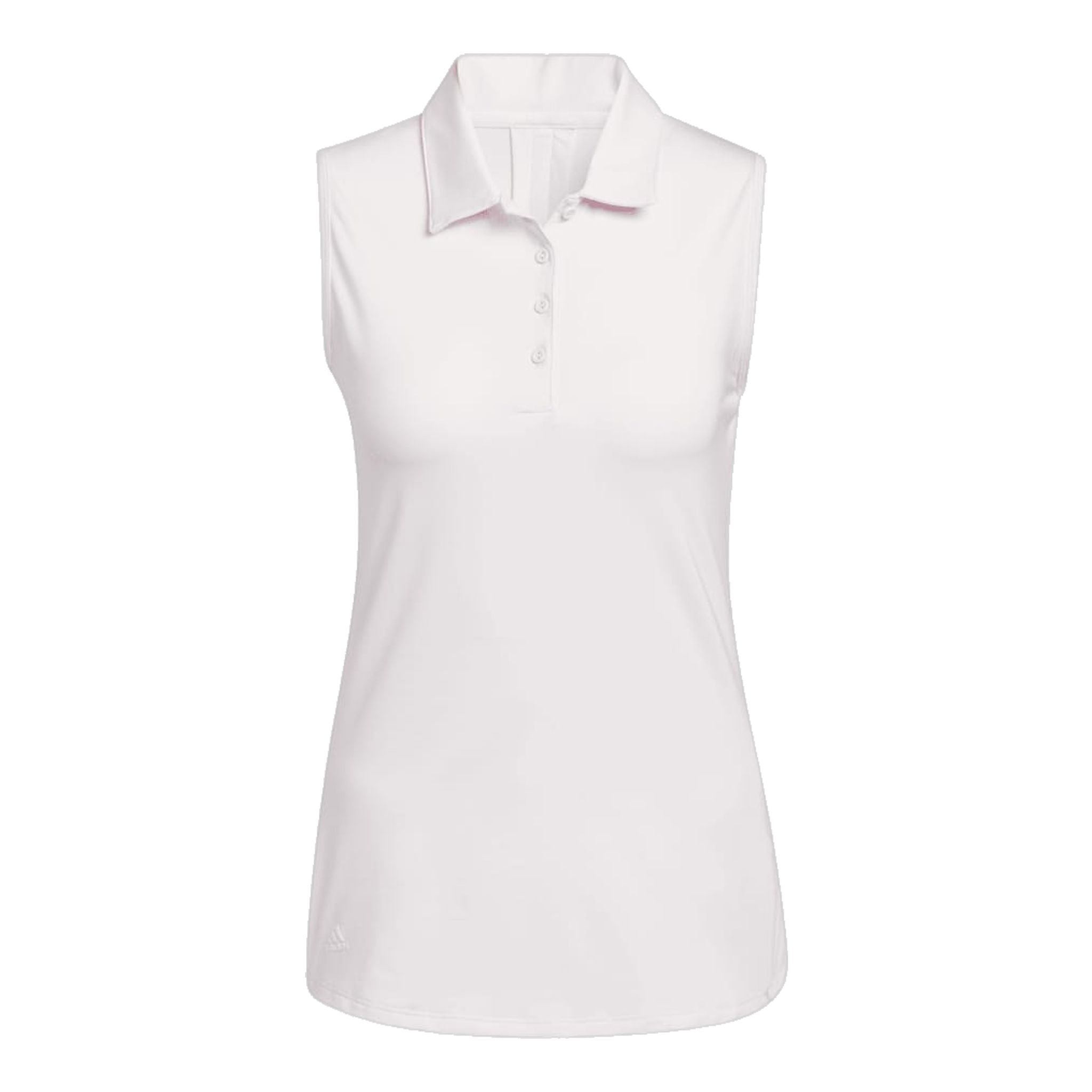 Adidas Solid Polo Shirt senza maniche da donna
