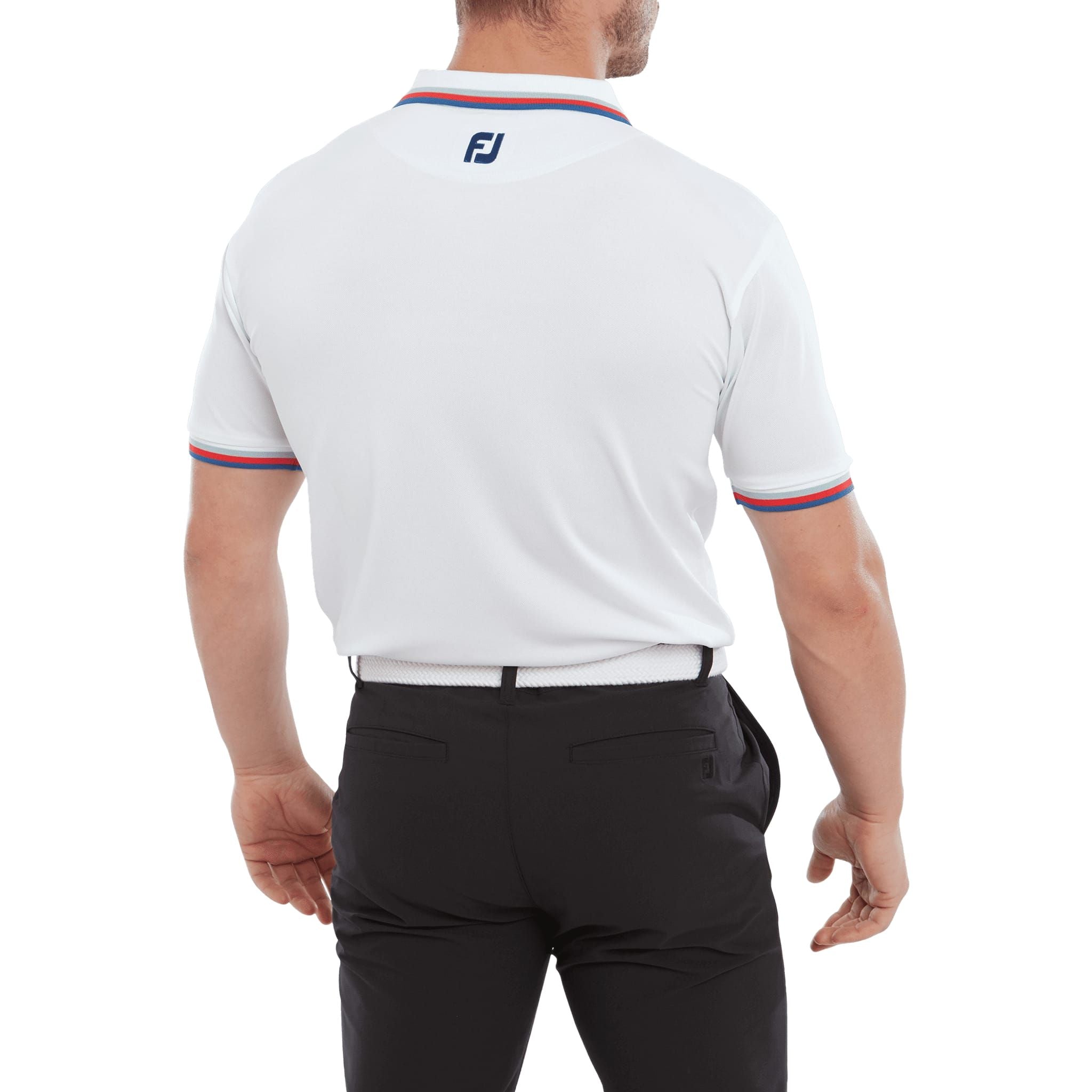 Polo da uomo con bordino solido Footjoy