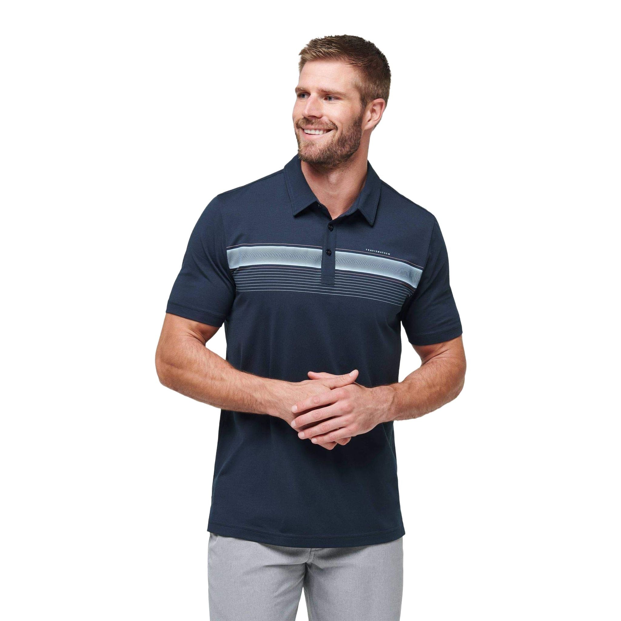 Polo da uomo Travis Mathew all'avanguardia