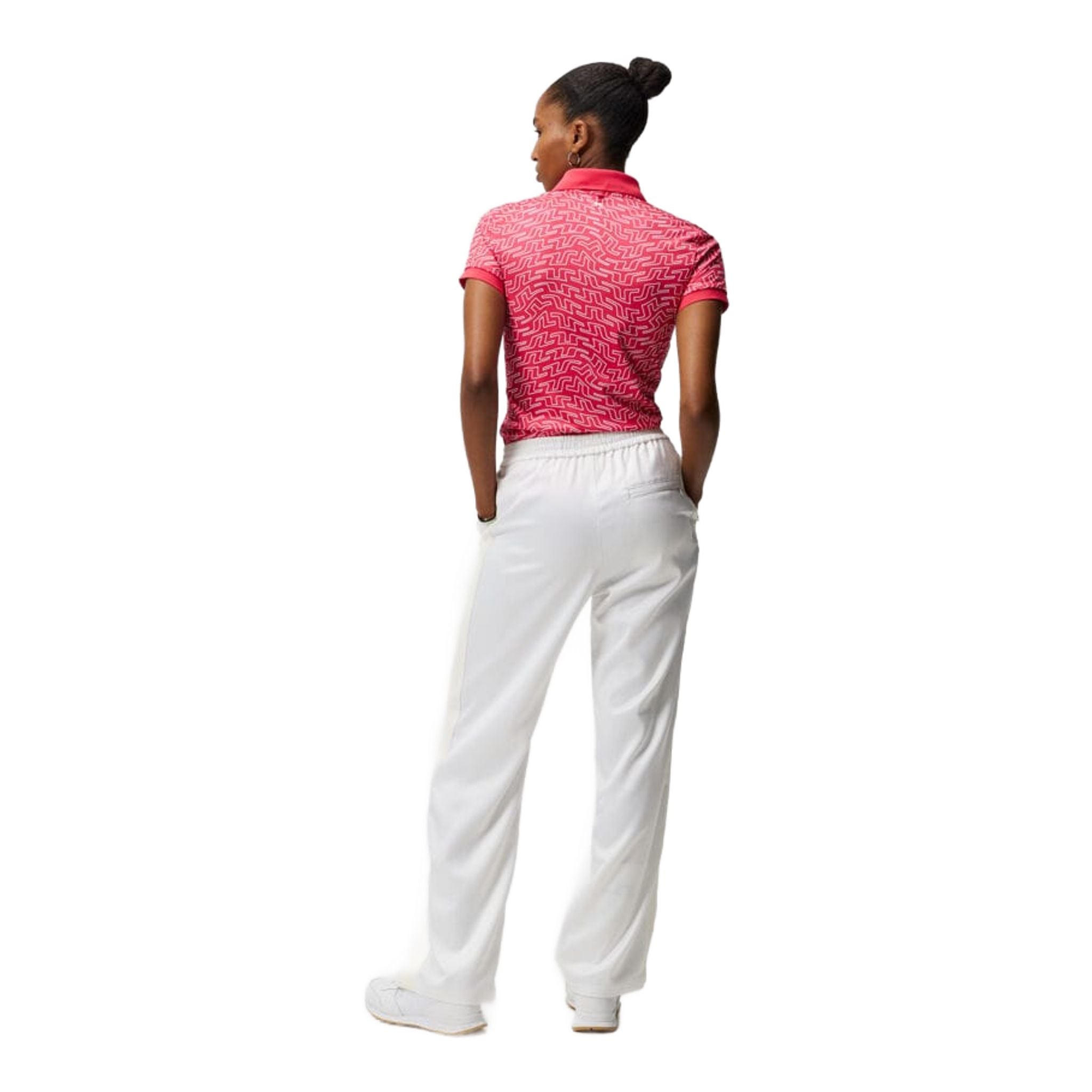 Polo da donna con stampa J. Lindeberg Tour Tech