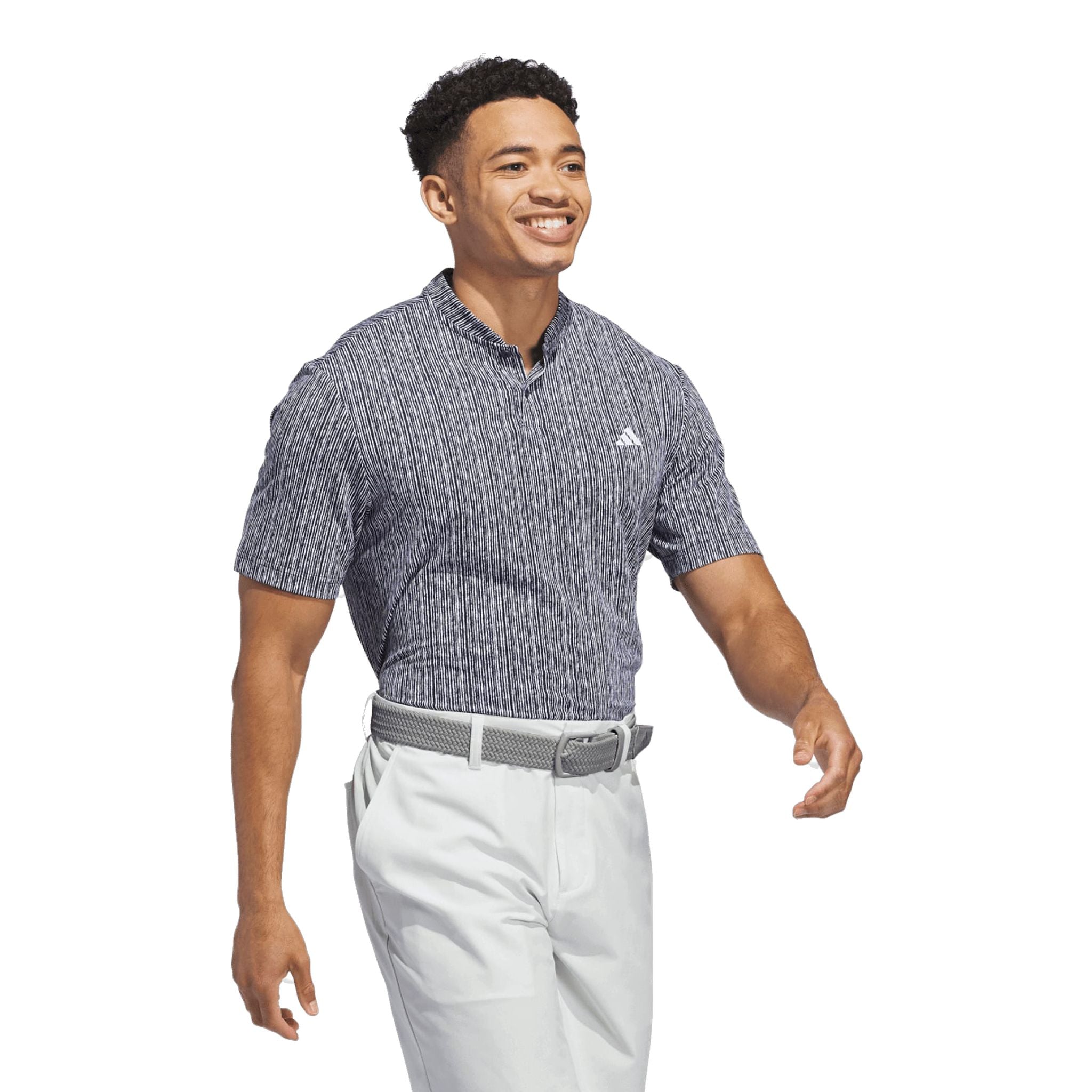 Polo a righe Adidas Ultimate365 da uomo