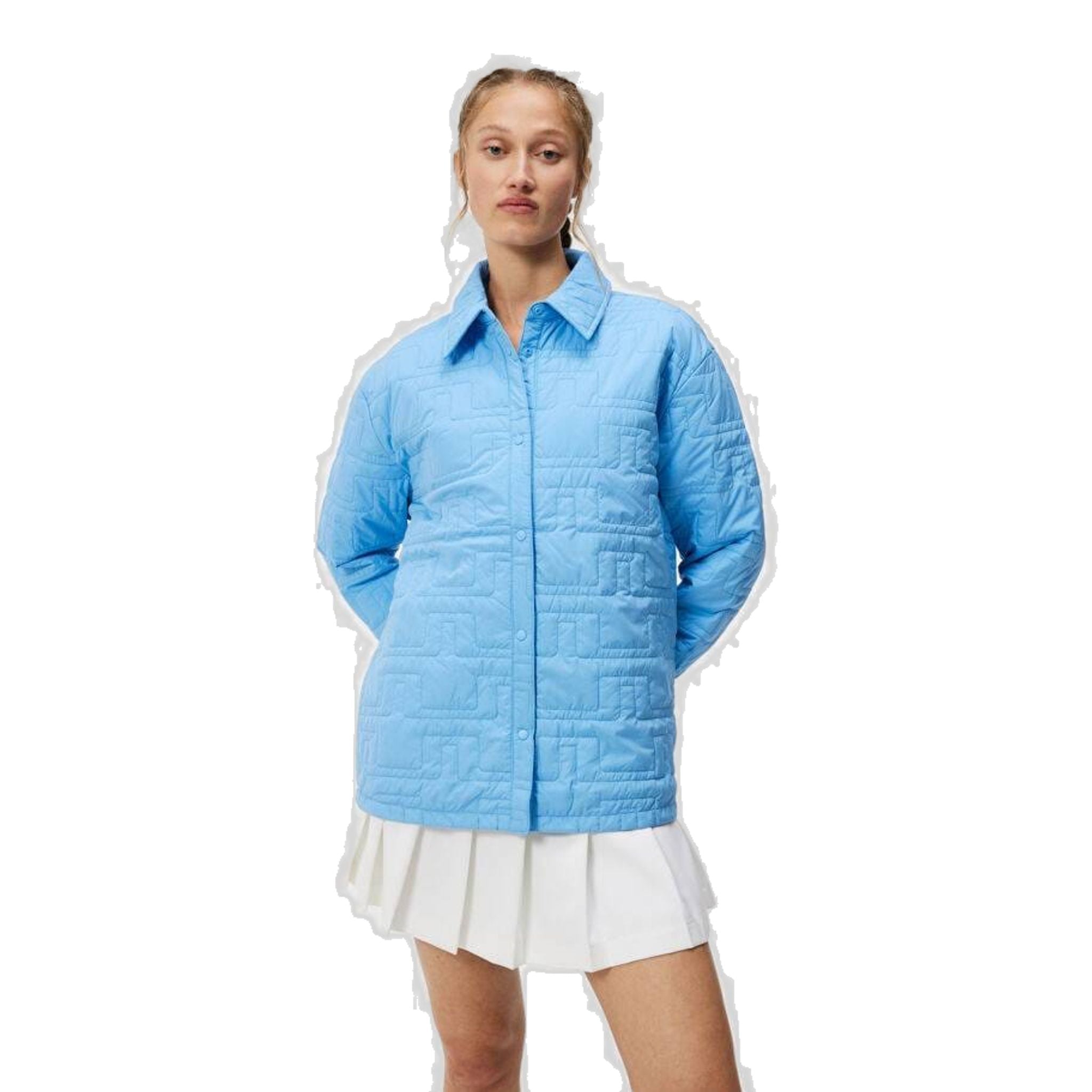 J. Lindeberg Camicia imbottita rosa da donna