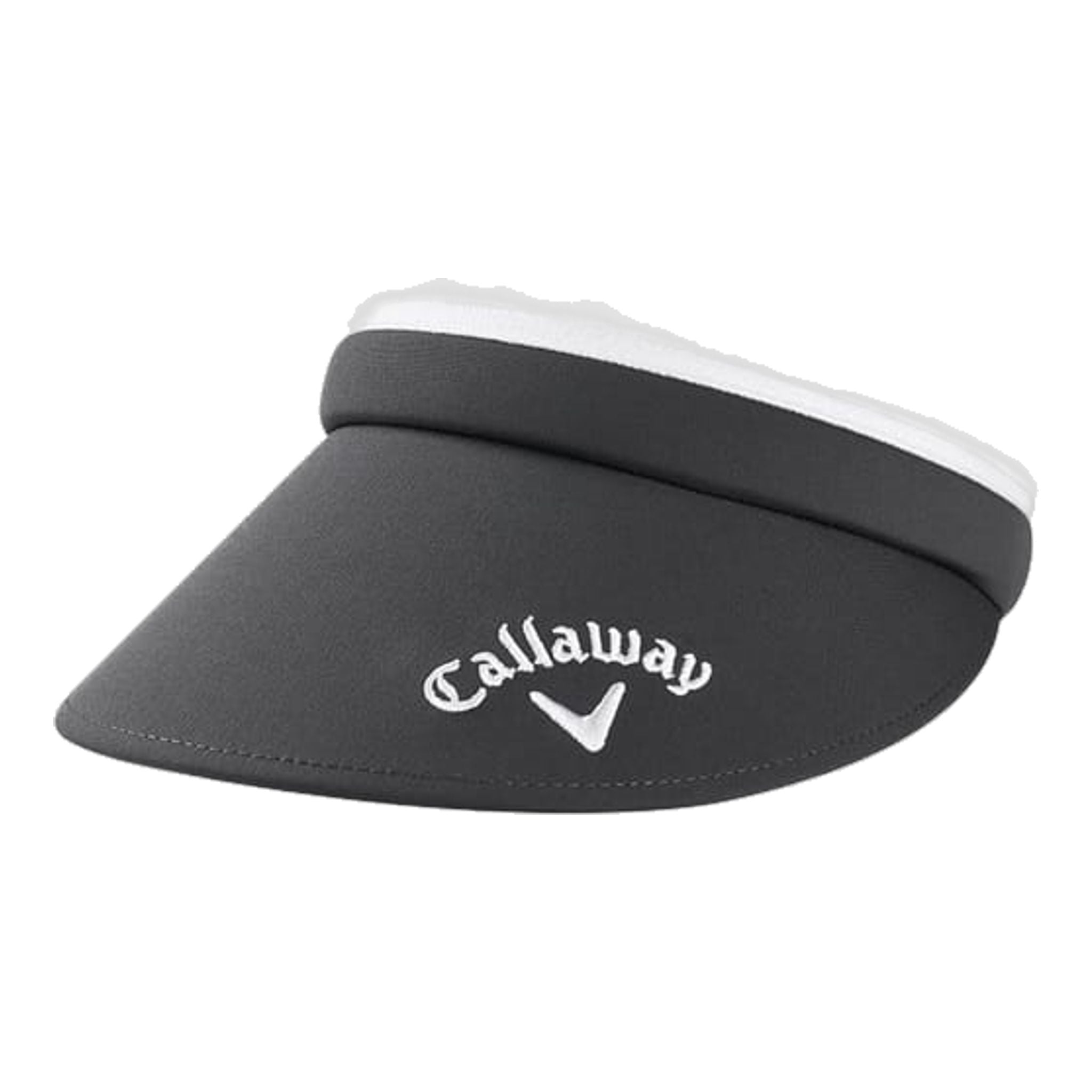 Callaway W Clip Visor Carbone/Bianco Donna