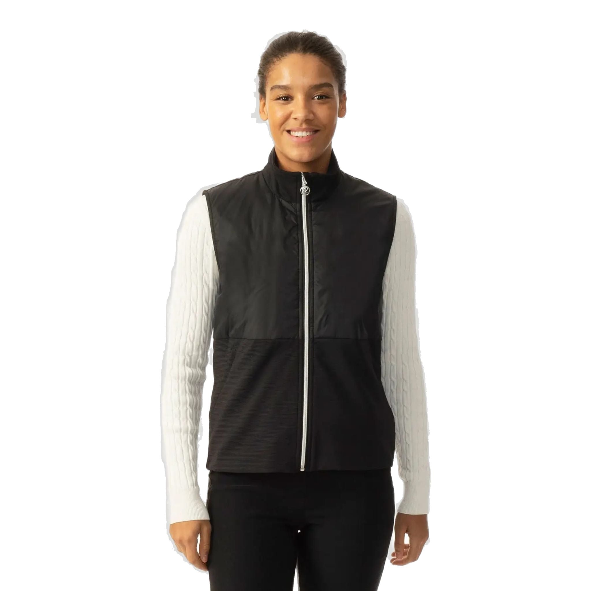 Gilet da golf Daily Sports Mia nero da donna