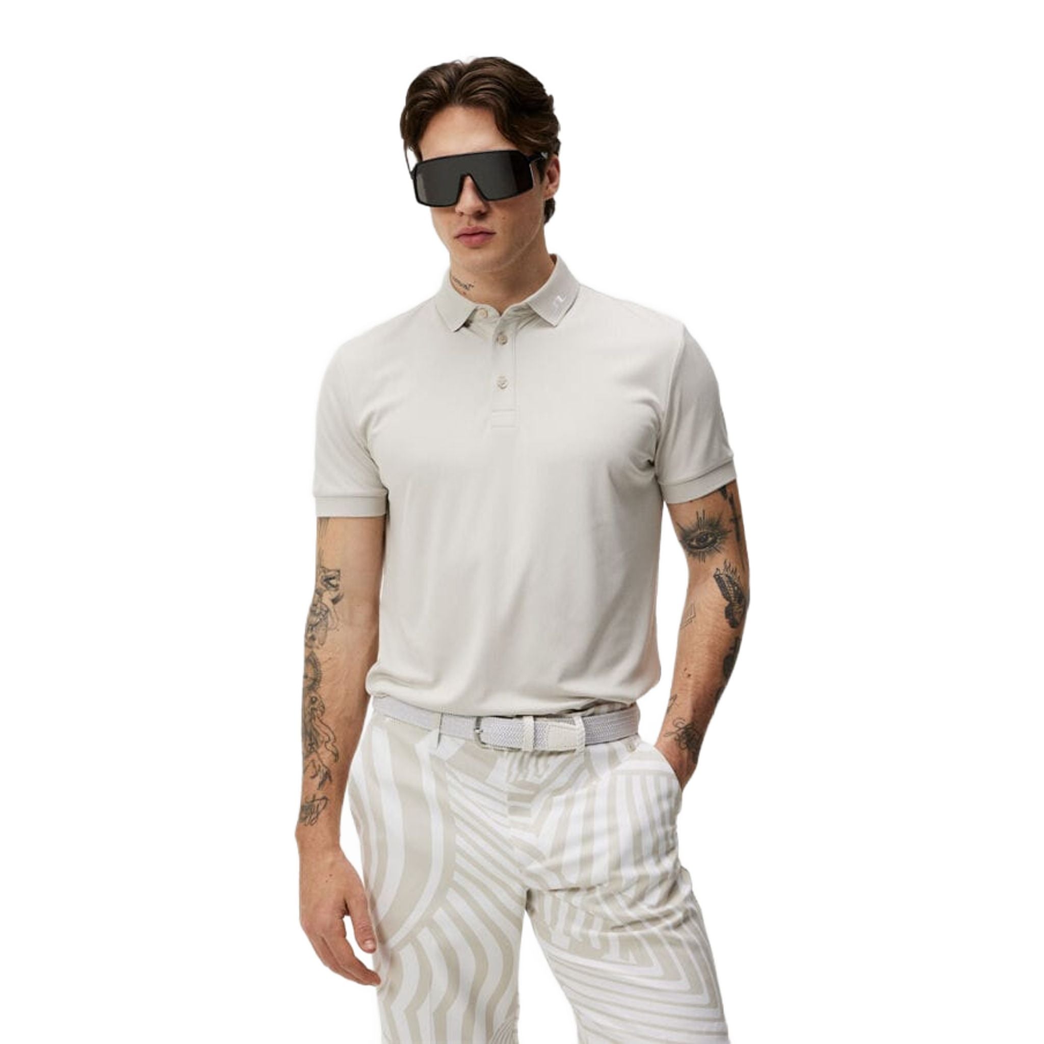 Polo da uomo con stampa vestibilità regolare J. Lindeberg KV