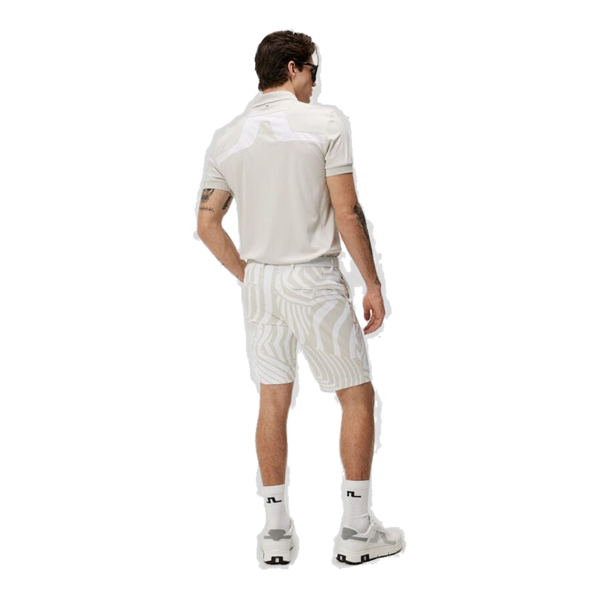 Polo da uomo con stampa vestibilità regolare J. Lindeberg KV