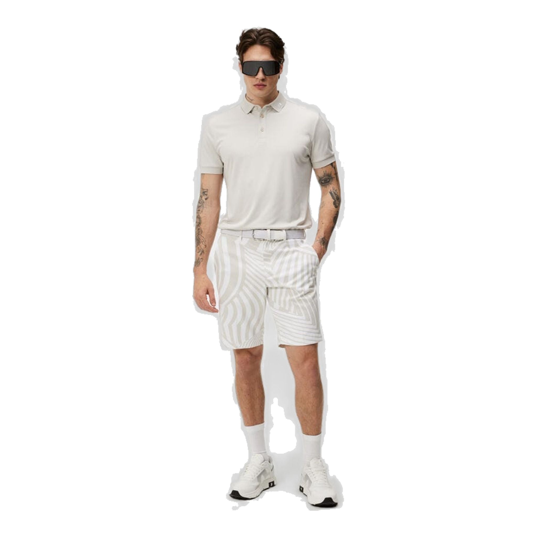 Polo da uomo con stampa vestibilità regolare J. Lindeberg KV