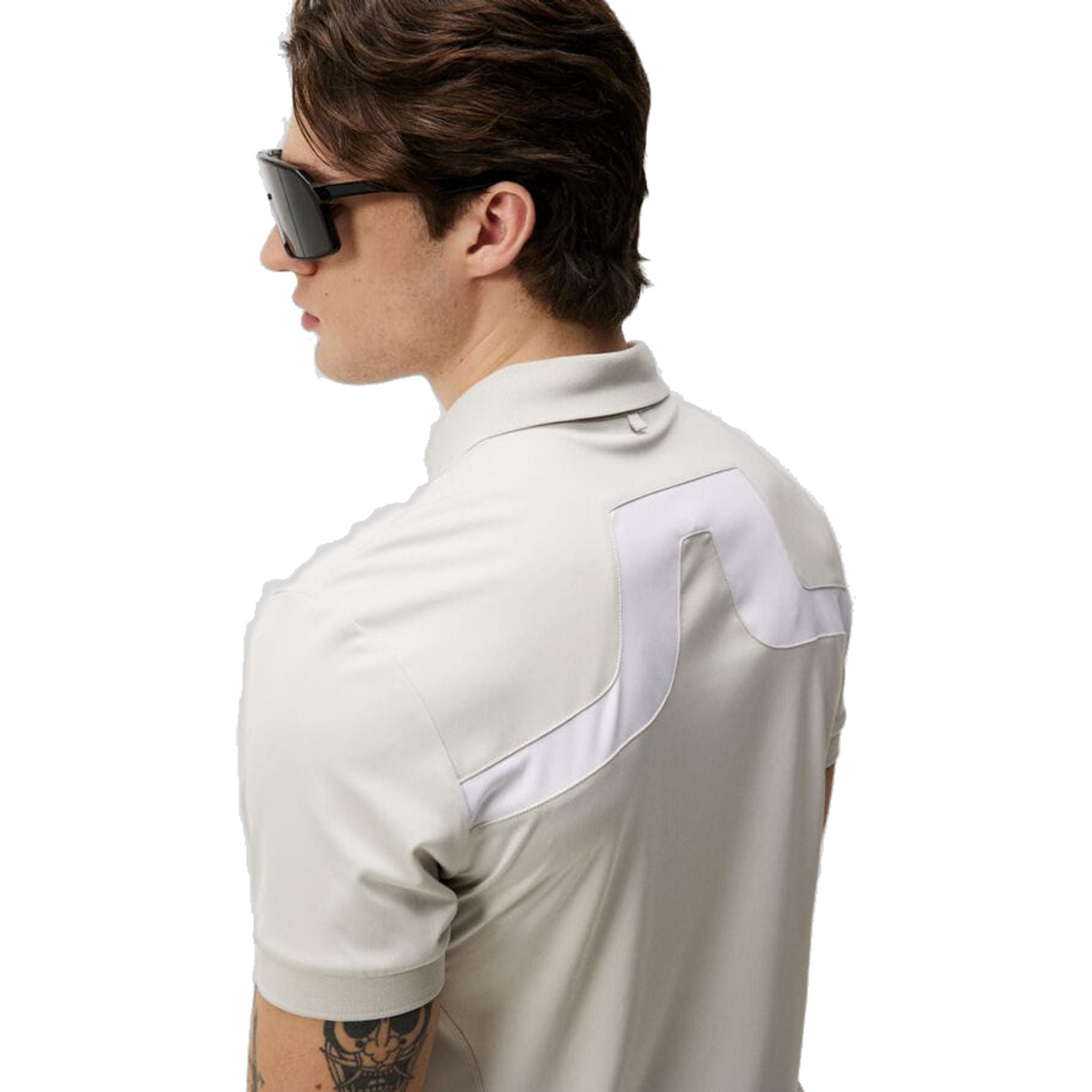 Polo da uomo con stampa vestibilità regolare J. Lindeberg KV