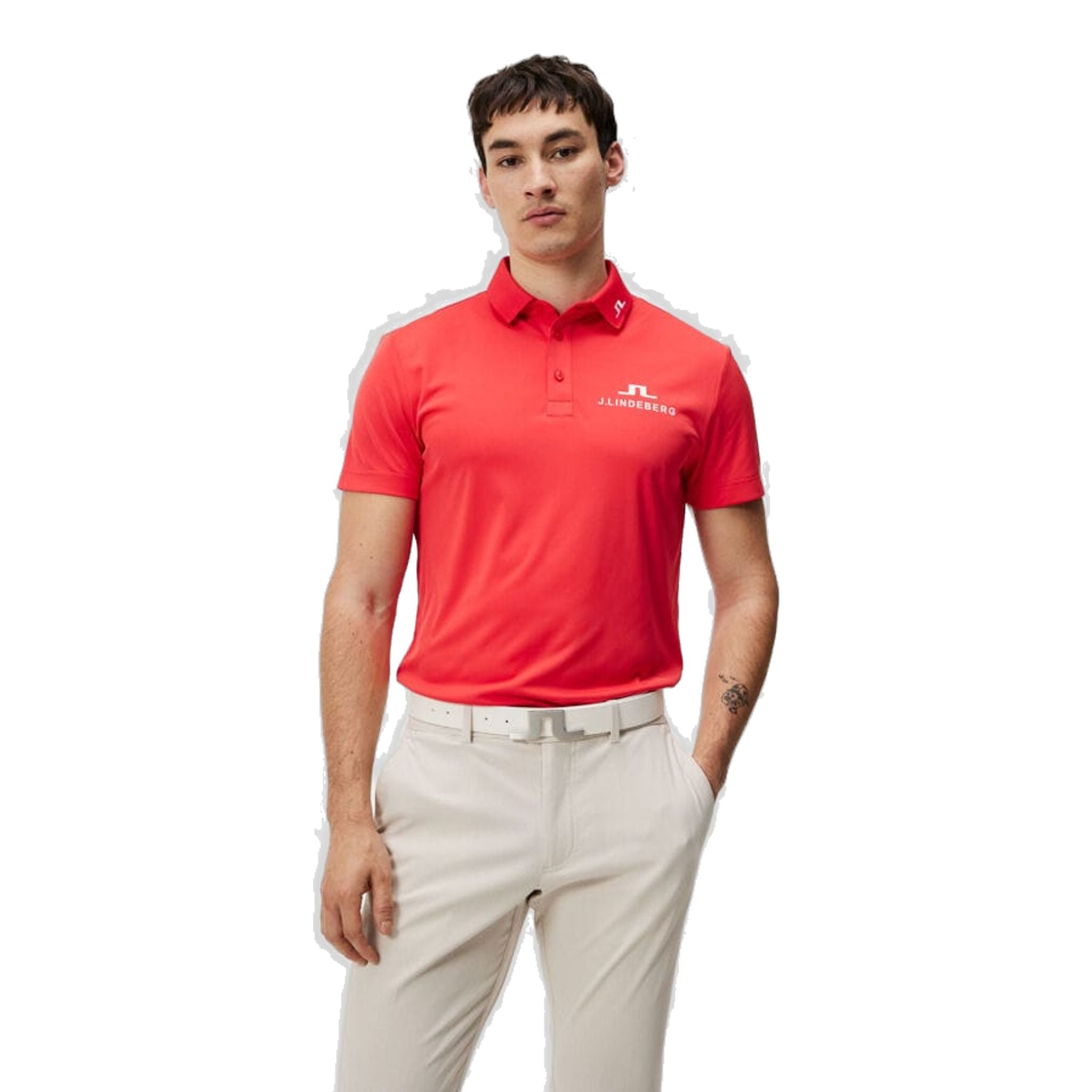 Polo da golf J. Lindeberg KV Tour Solid da uomo