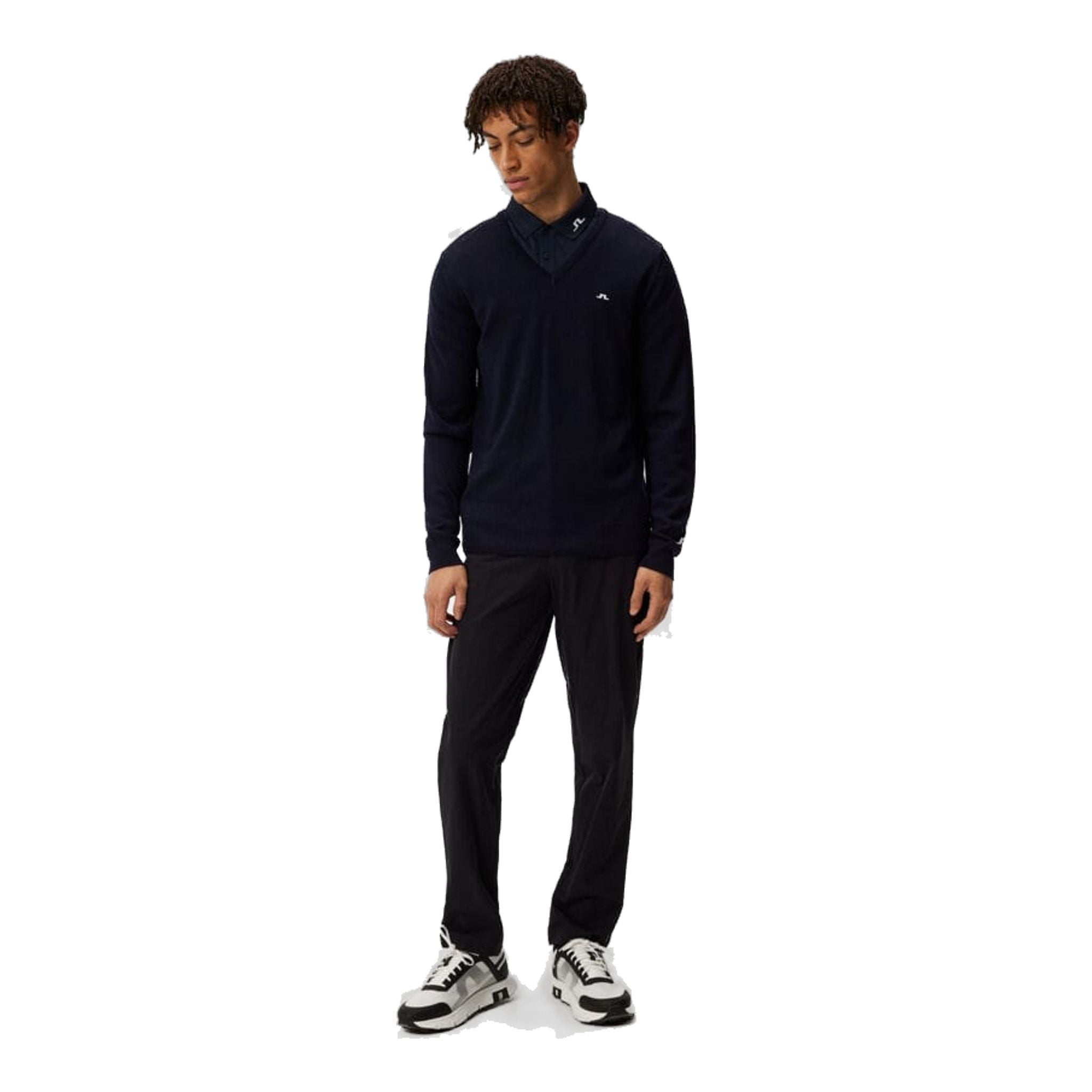 J. Lindeberg Lymann maglione lavorato a maglia da uomo