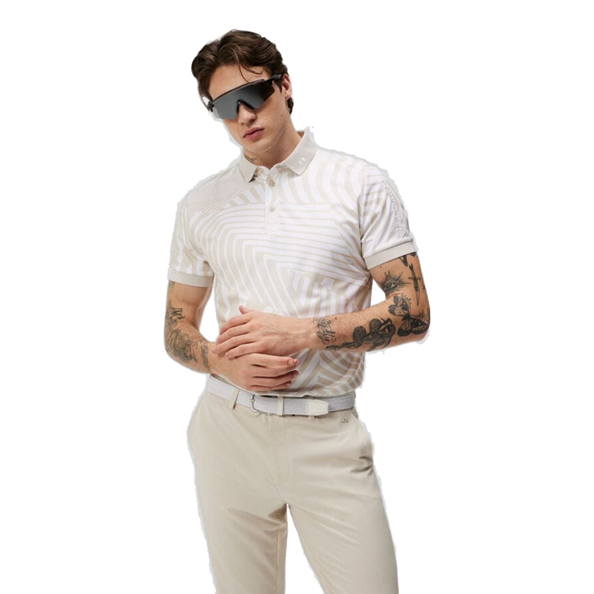 Polo da uomo con stampa J. Lindeberg Tour Tech Reg Fit