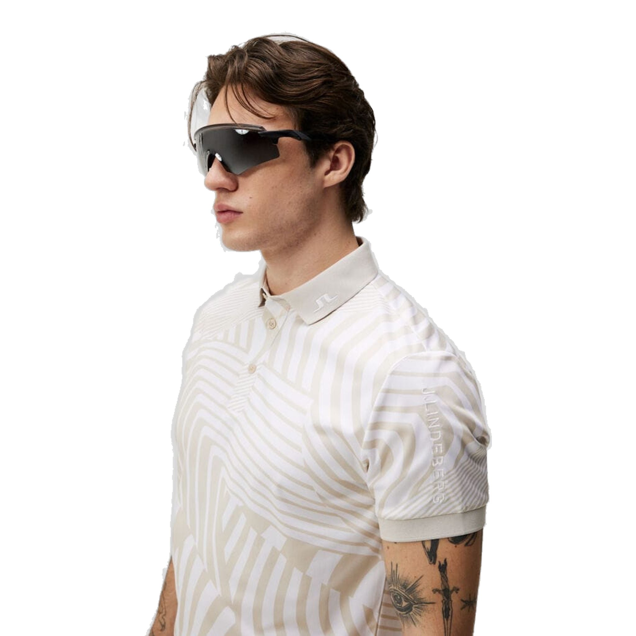 Polo da uomo con stampa J. Lindeberg Tour Tech Reg Fit