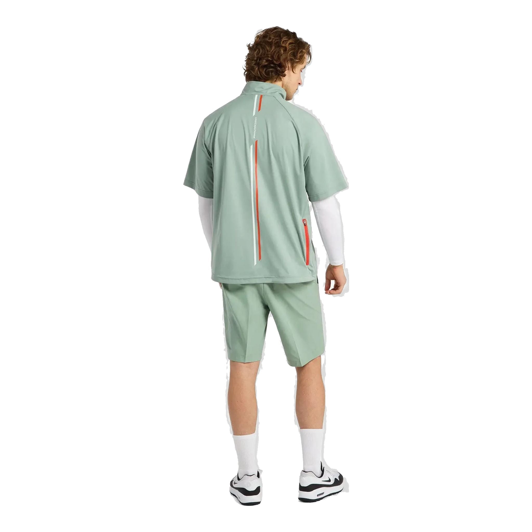 Maglia a vento a maniche corte Cross Sportswear da uomo